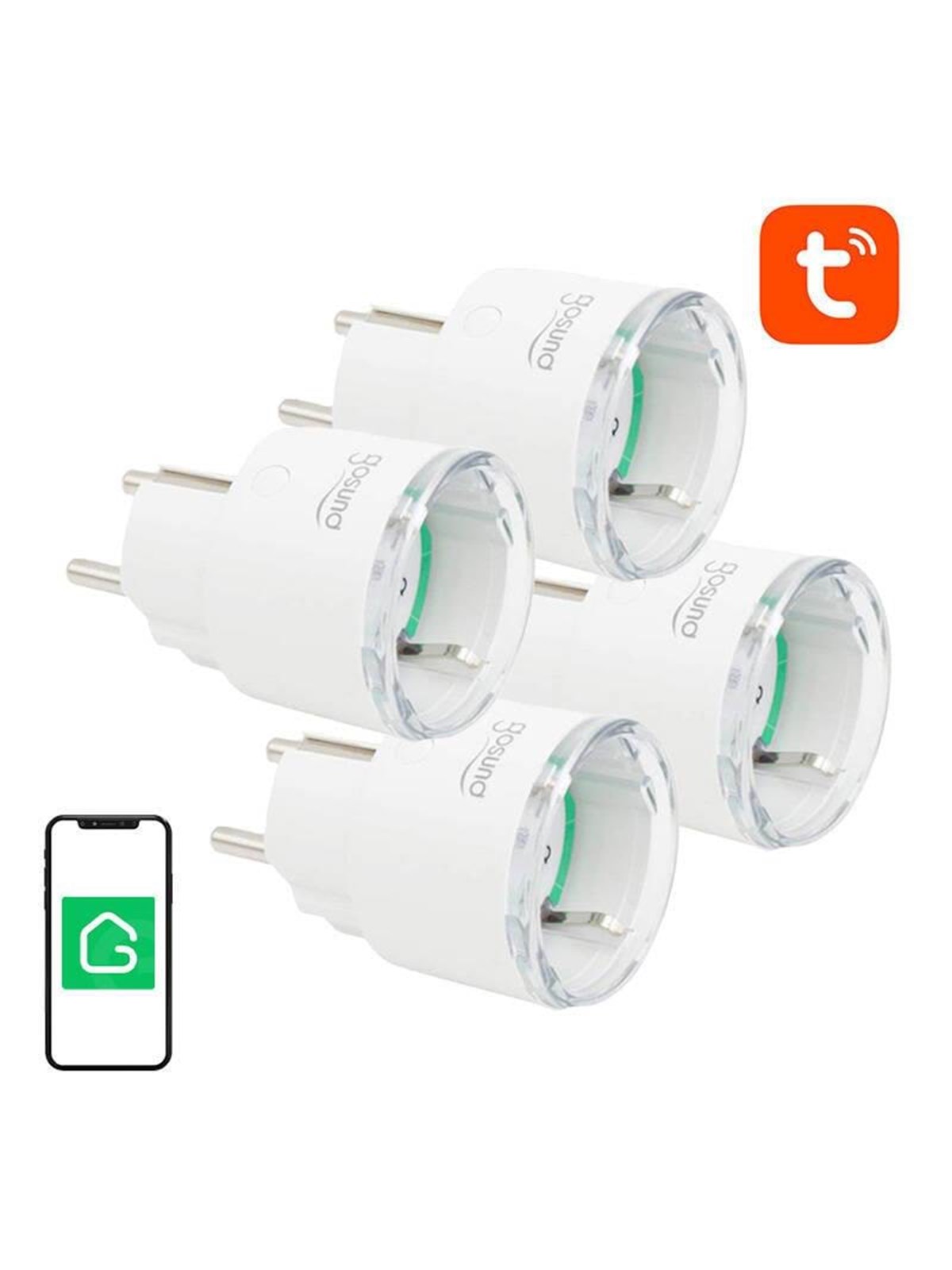 Gosund Smart Plug Wifi Sp111 3680w 16a Tuya 4-pack - Smart Home - Sp111-4