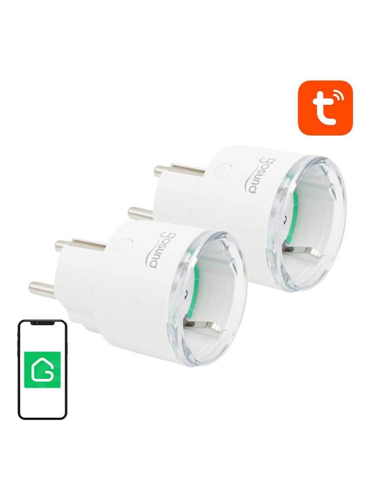 Gosund Smart Plug Wifi Sp111 3680w 16a Tuya 2-pack - Smart Home - Sp111-2
