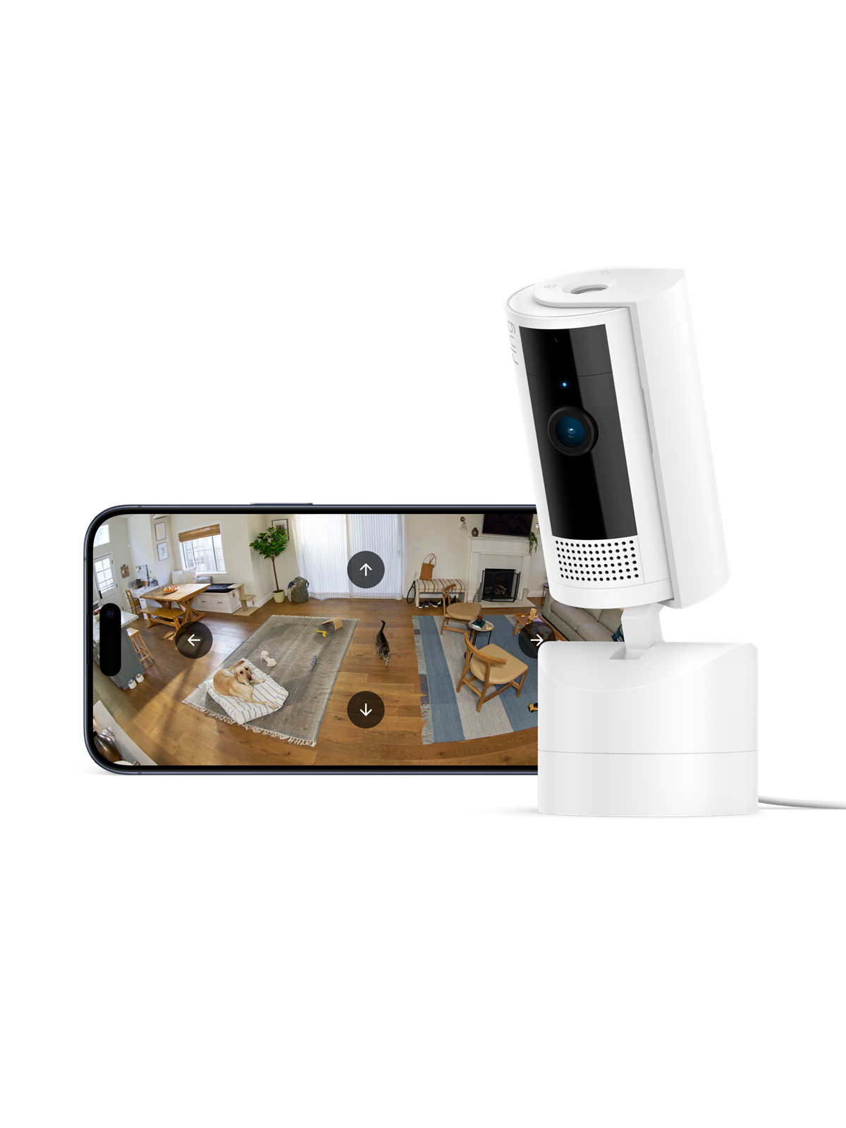 Ring Pan-tilt Indoor Cam - White - Smart Home - B0cg2tb6h9
