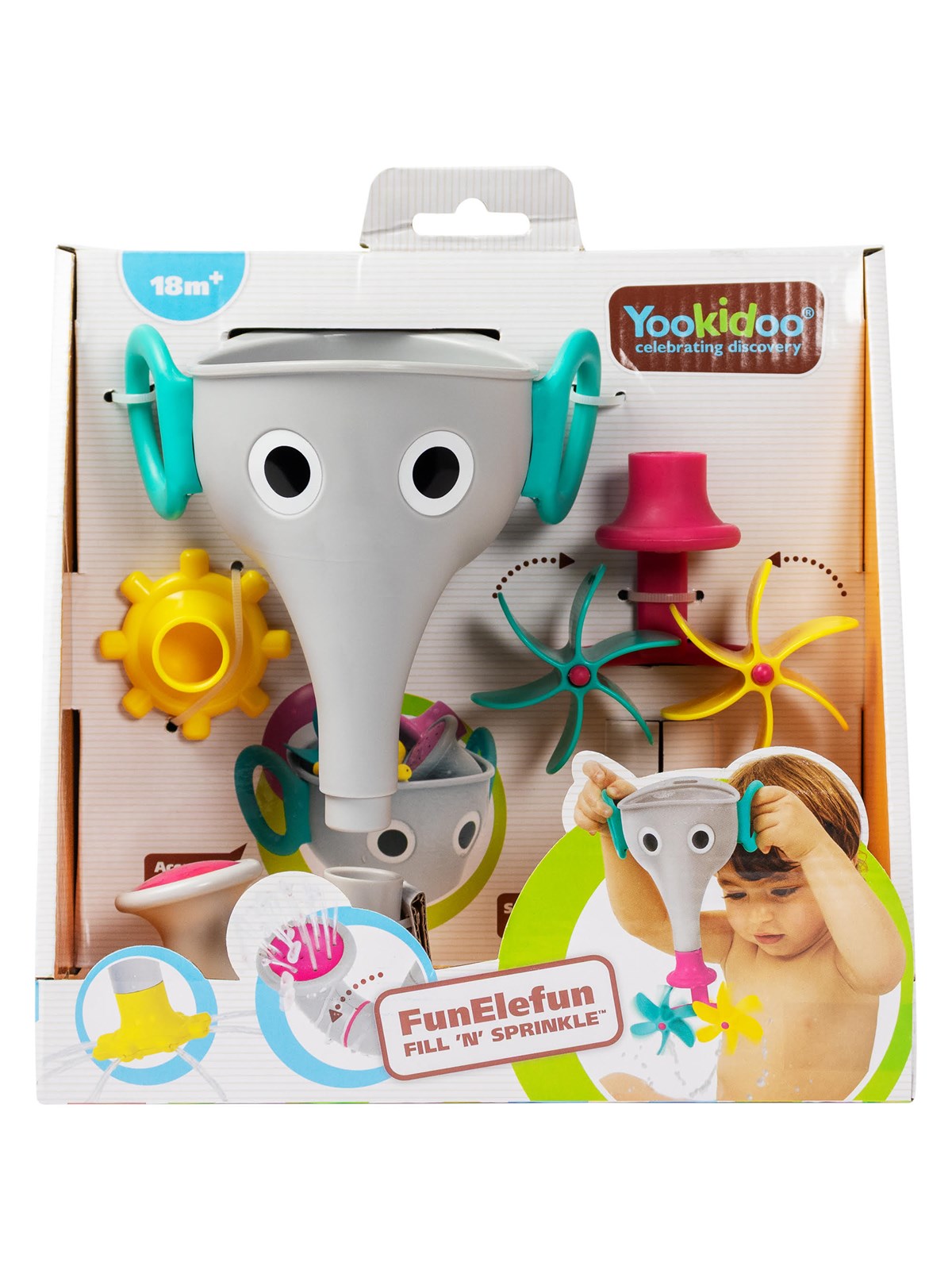 Yookidoo Funelefun Fill 'N' Sprinkle - Grey - Baby Spielzeug - 40206