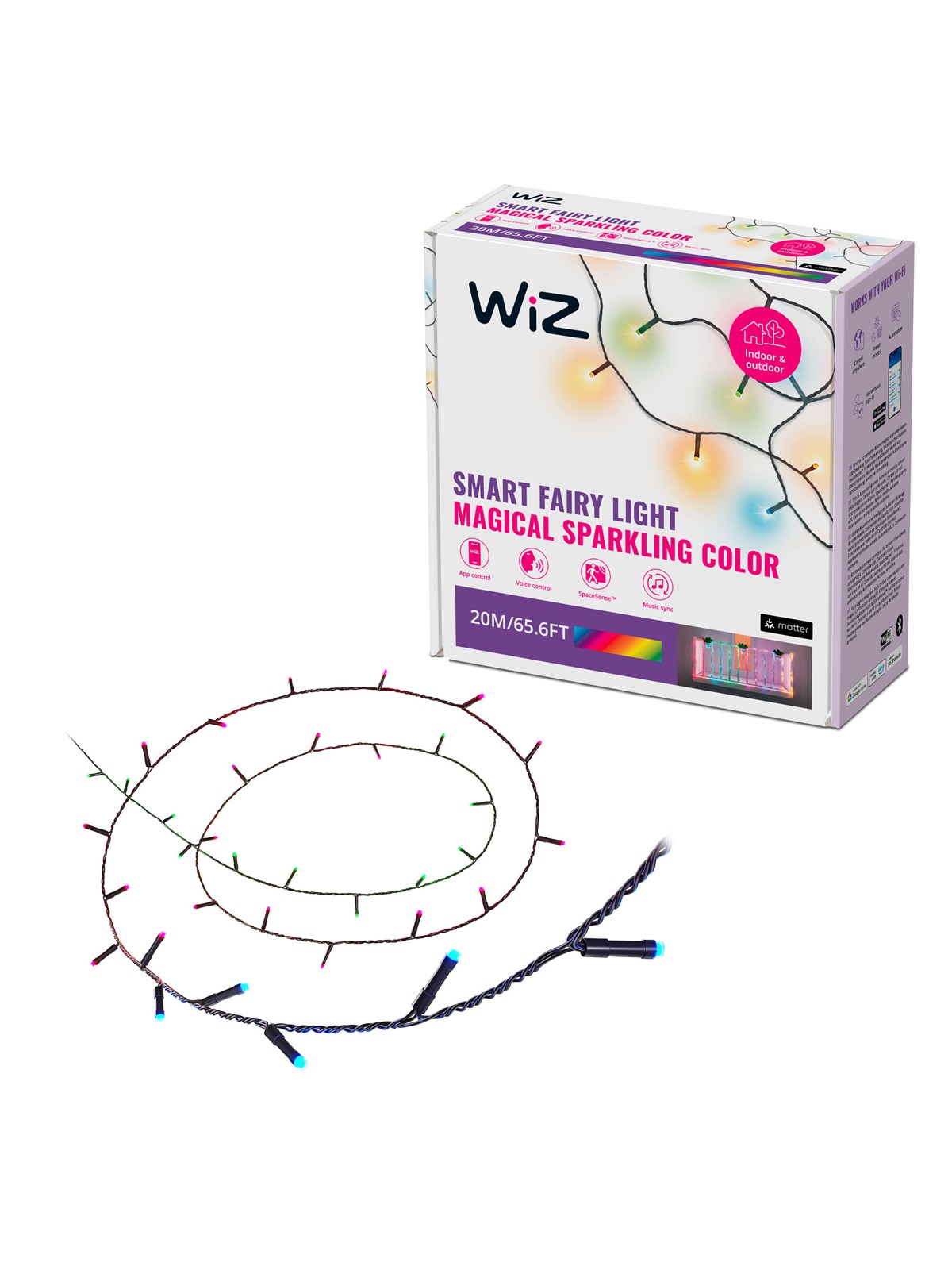 Wiz Fairy Light 20 m - Rgbic Smart Lichterkette - Smart Home - 929004101222