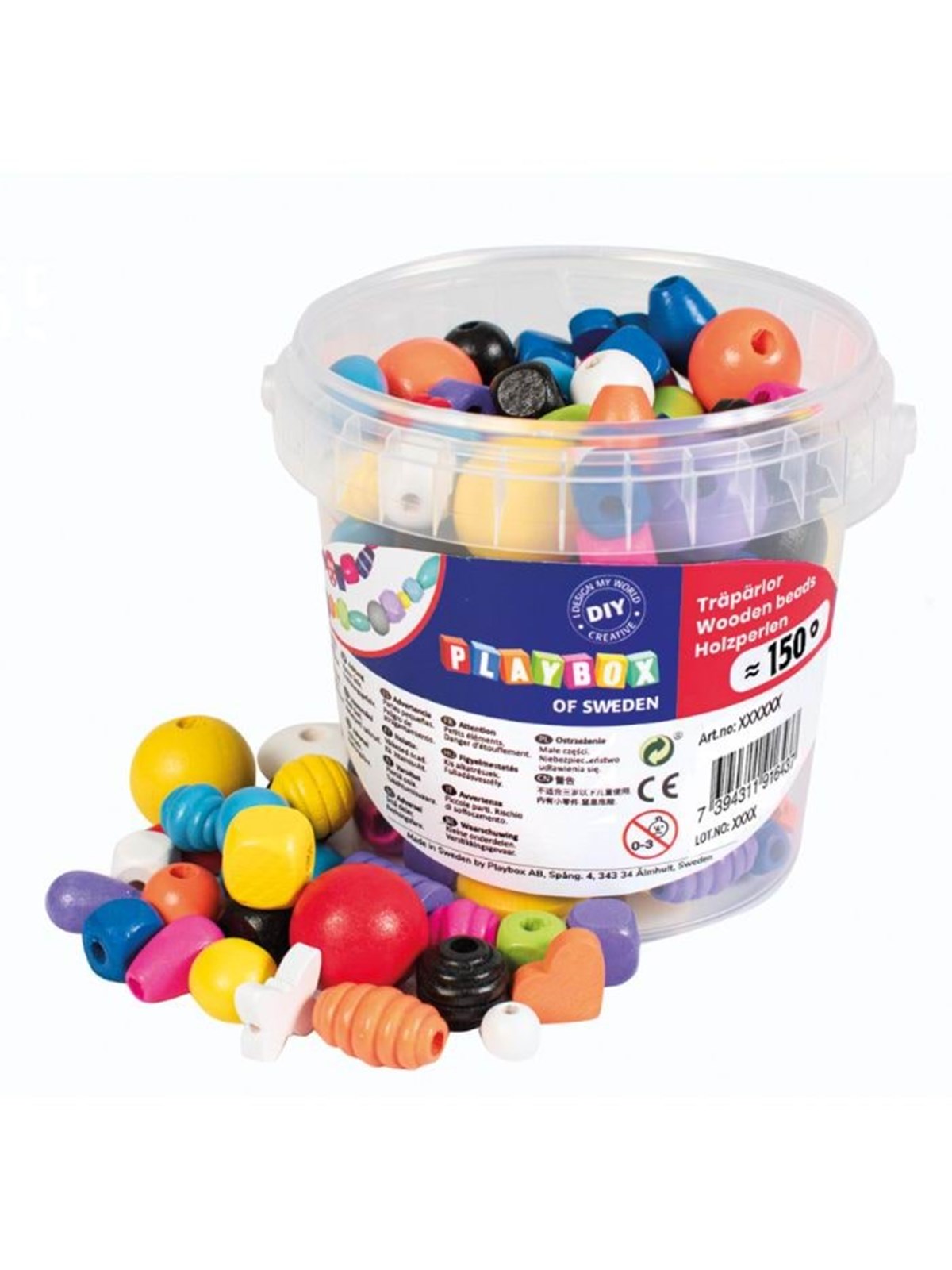 GA Toys Wooden Beads - Kreativ Spiele - 27238