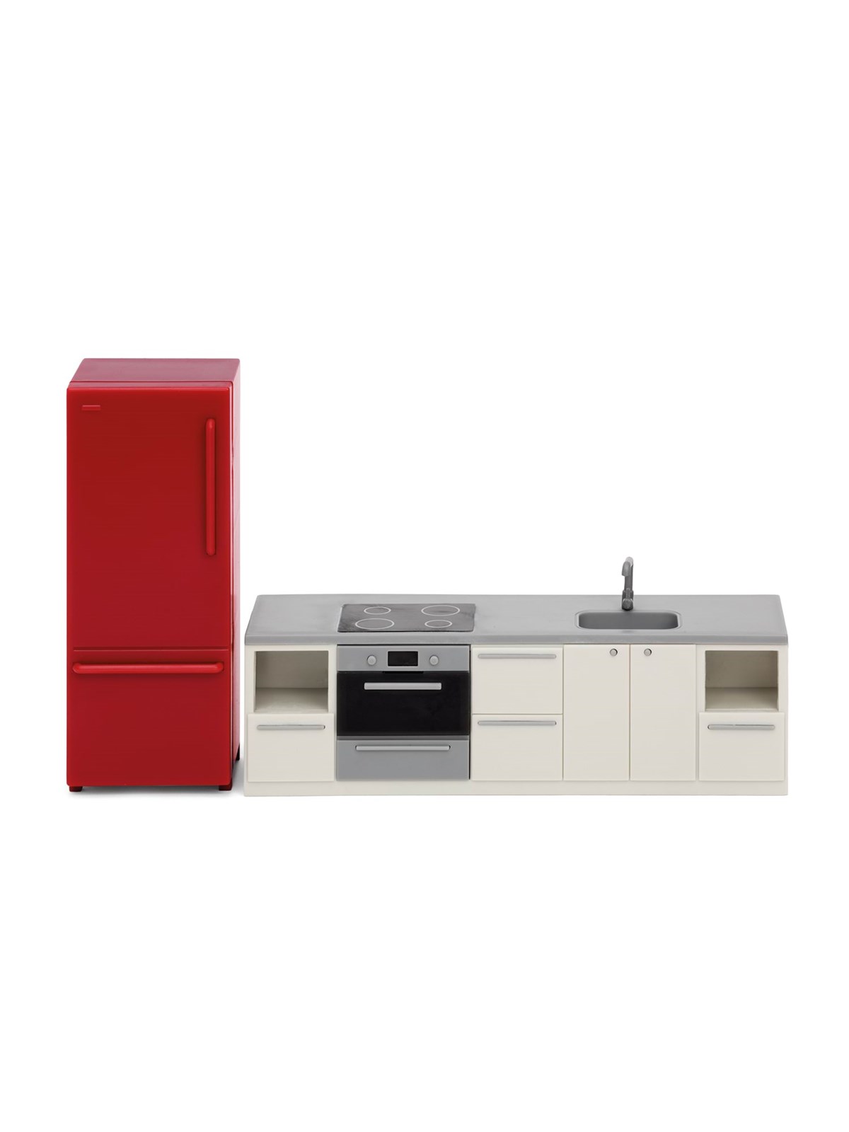 Lundby Basic Kitchen Set - Dollhouse Accessories - 18026