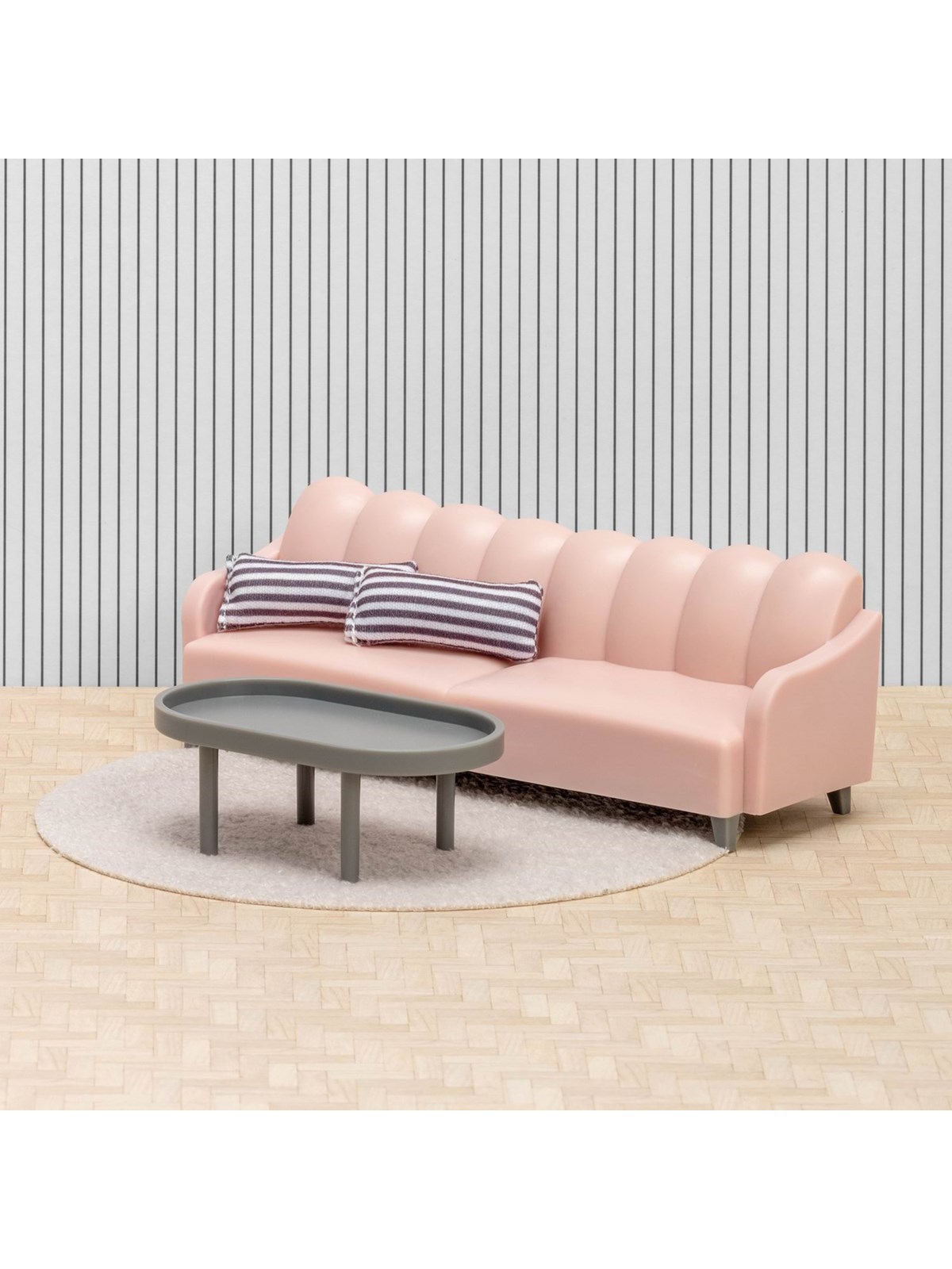 Lundby Basic Living Room Set - Dollhouse Accessories - 18025