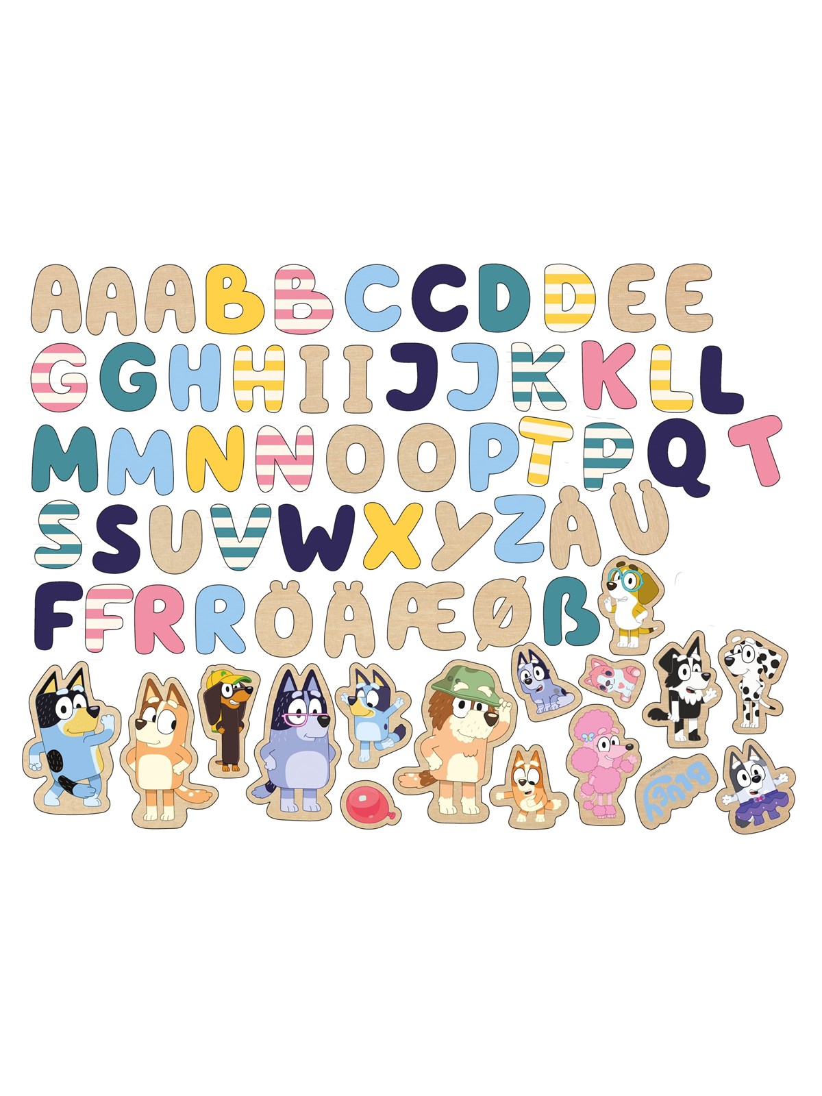 Bluey Magnetic Letters - Spielzeug - 18155