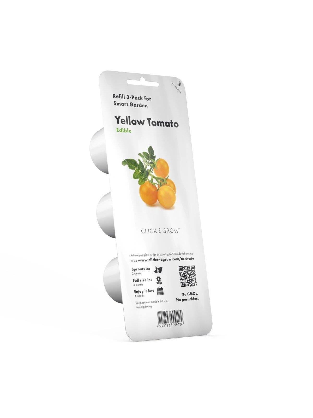 Click & Grow - Smart Garden Refill 3-pack Yellow Tomato - Smart Home - Sgr57x3