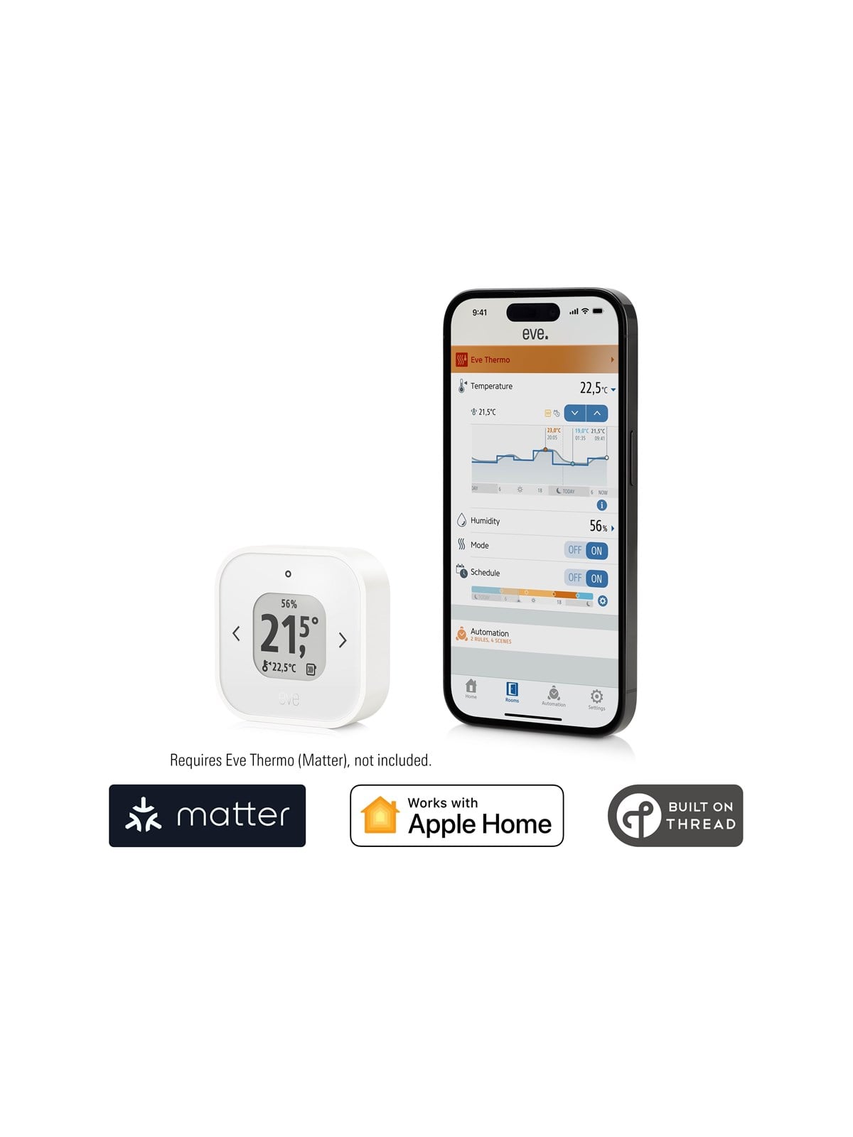 Eve Thermo Control (Matter) - Smart Home - 10eck9951