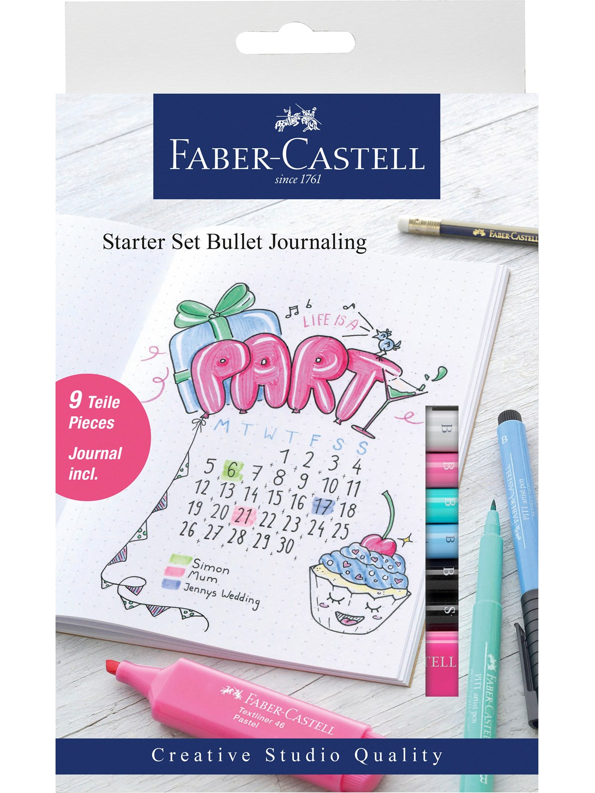 Faber-Castell Bullet Journaling Starter Set 9-teilig