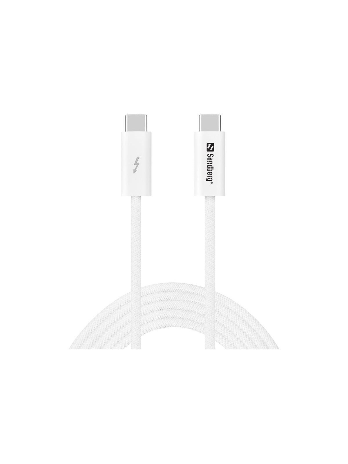 Sandberg Usb4 Usb-c to Usb-c Cable - 2m - Usb Kabel - 136-57