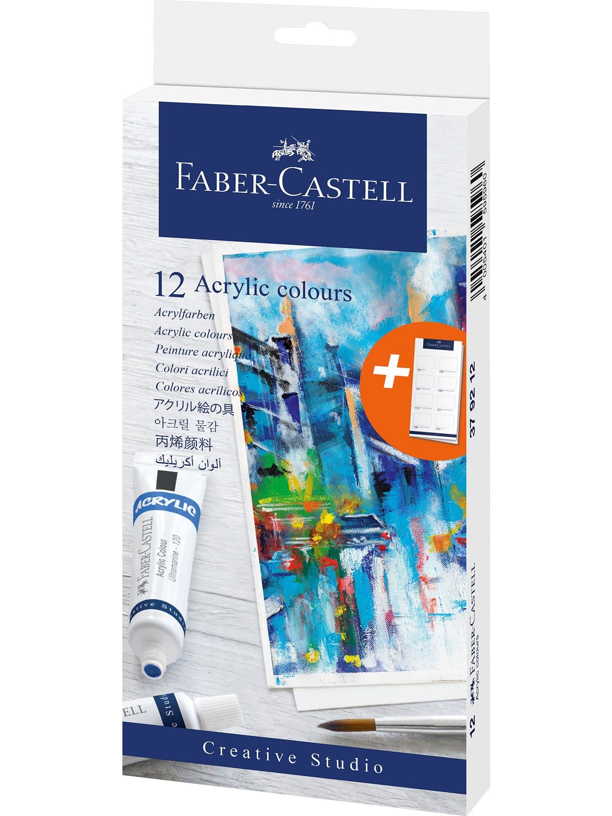 Faber-castell Acrylfarbe 12er Kartonetui - Hobby Zubehoer - 379212