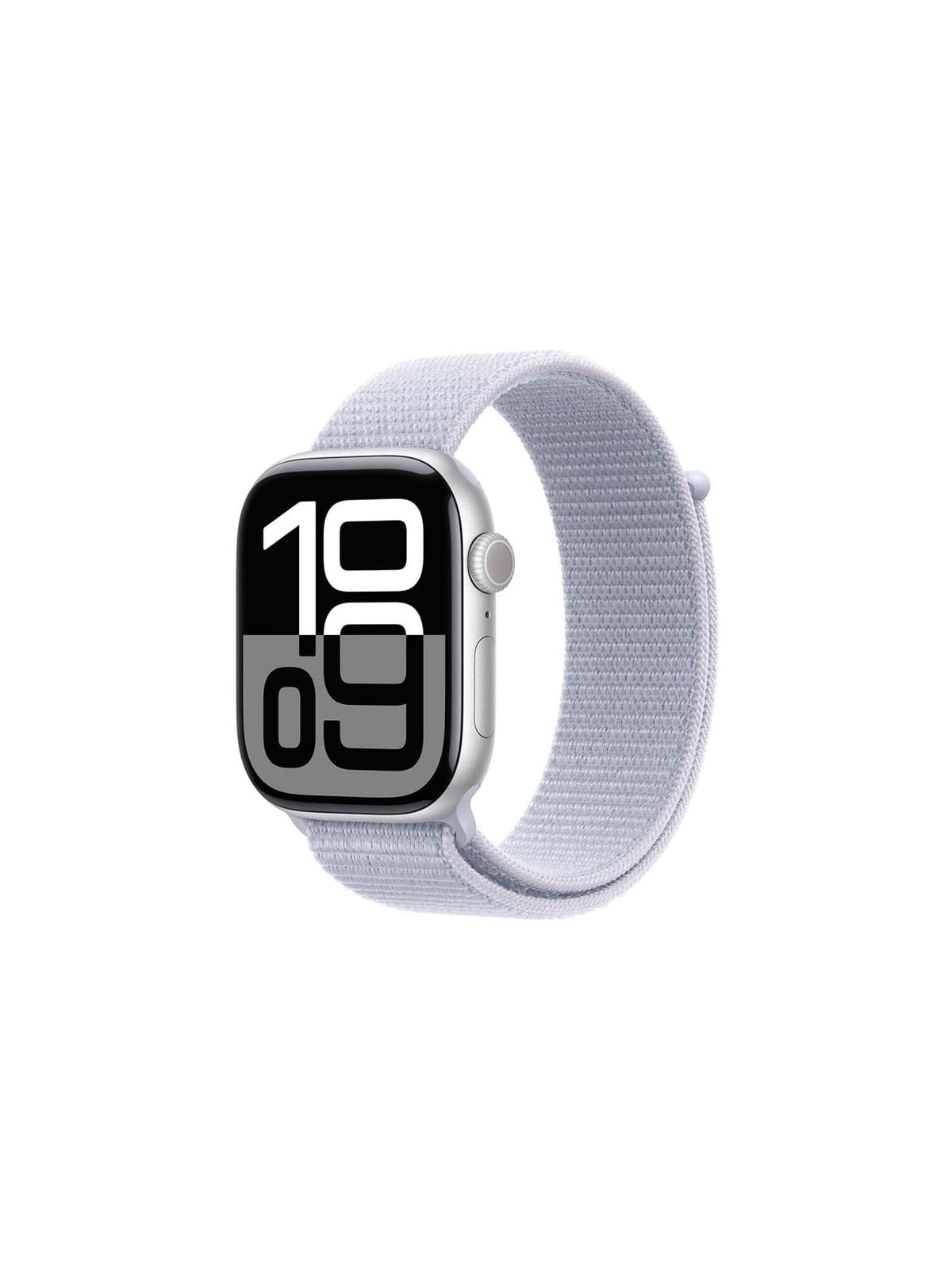 Apple Watch Series 10 Gps - 46mm - Aluminium Silber - Sport Loop Blaue Wolke - Smartwatches Pulsuhren Sportuhren Schrittzaehler - Mwwn3qn/a