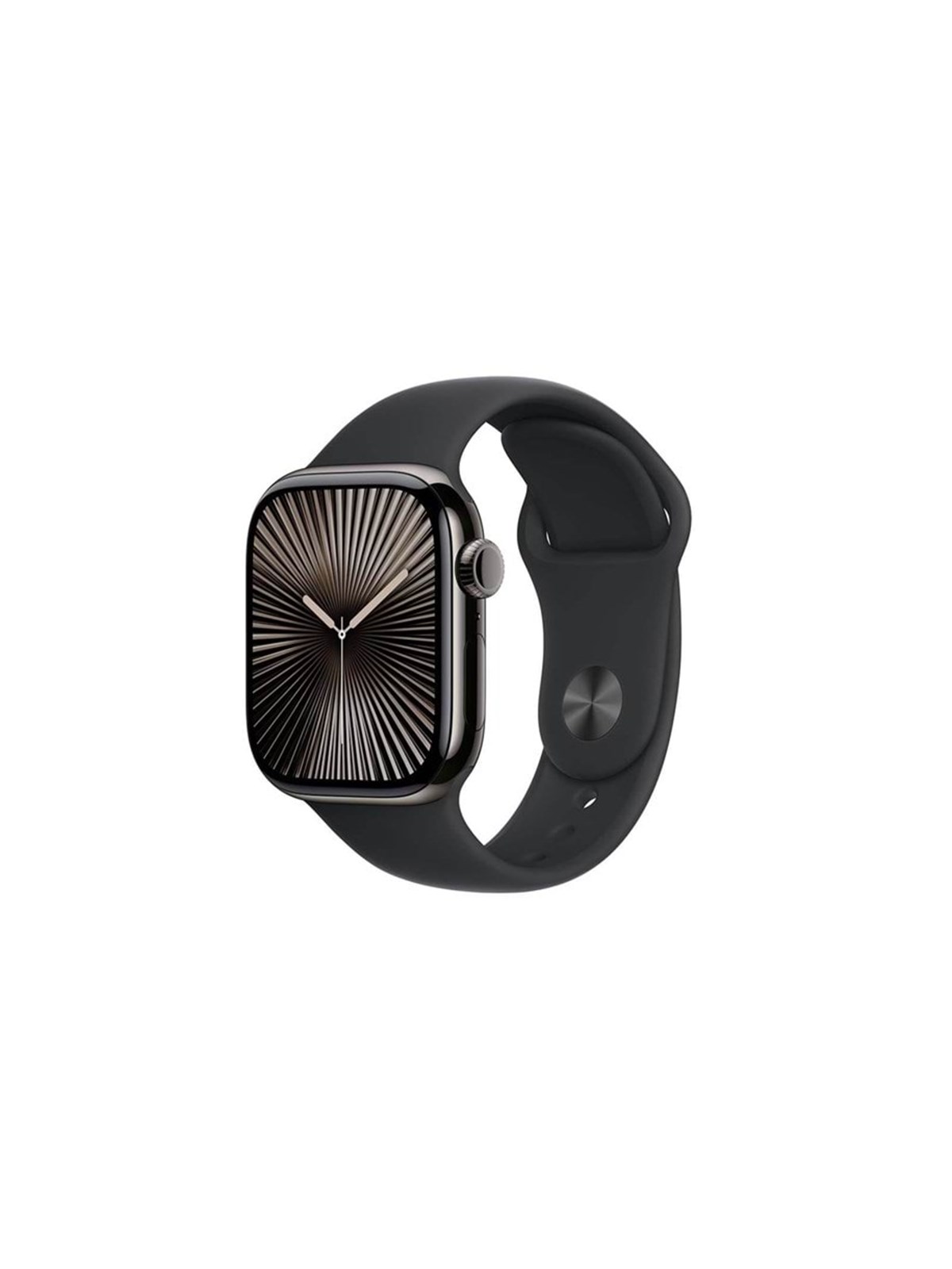 Apple Watch Series 10 Gps + Cellular 42mm - Slate Titanium Case With Black Sport Band - S/m - Smartwatches Pulsuhren Sportuhren Schrittzaehler - 
