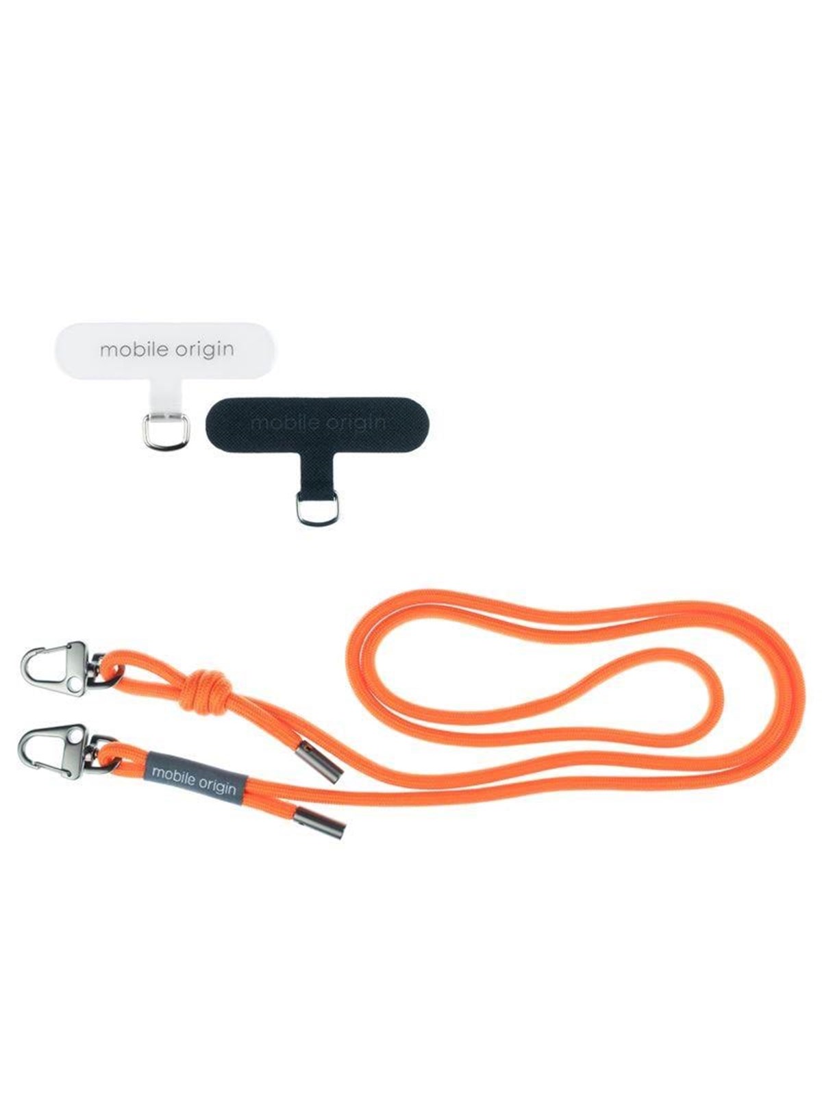Mobile Origin Lanyard Rope 6 mm - Orange - 82 - 163cm - Handys Anderes Zubehoer - Lyr-uni-org