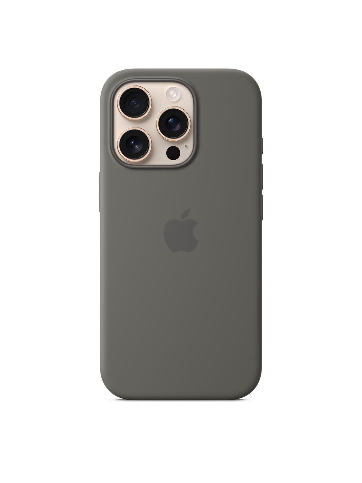 Apple Iphone16 Pro Silicone Case With Magsafe - Stone Gray - Handys Cover Cases - Myyl3zm/a