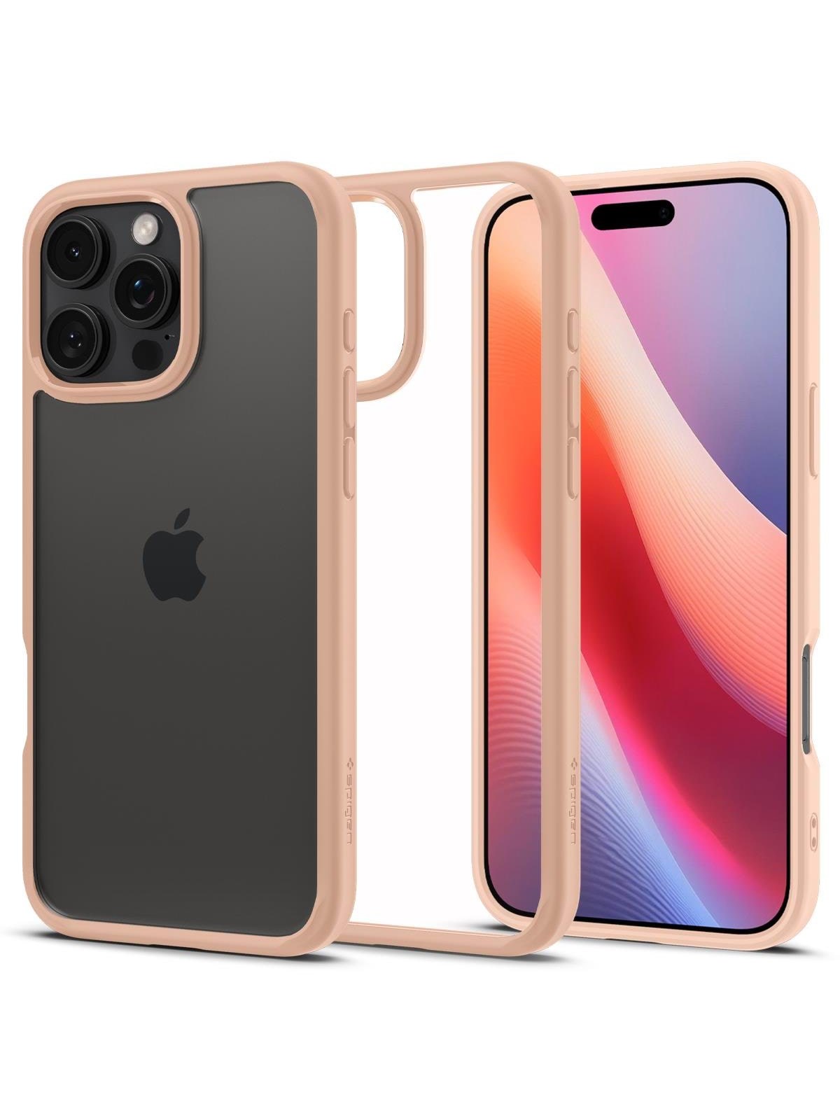 Spigen Ultra Hybrid - Rose Titanium - Iphone 16 Pro Max - Handys Cover Cases - Acs08688