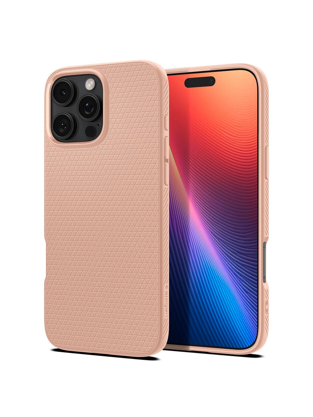 Spigen Liquid Air - Rose Titanium - Iphone 16 Pro Max - Handys Cover Cases - Acs08687