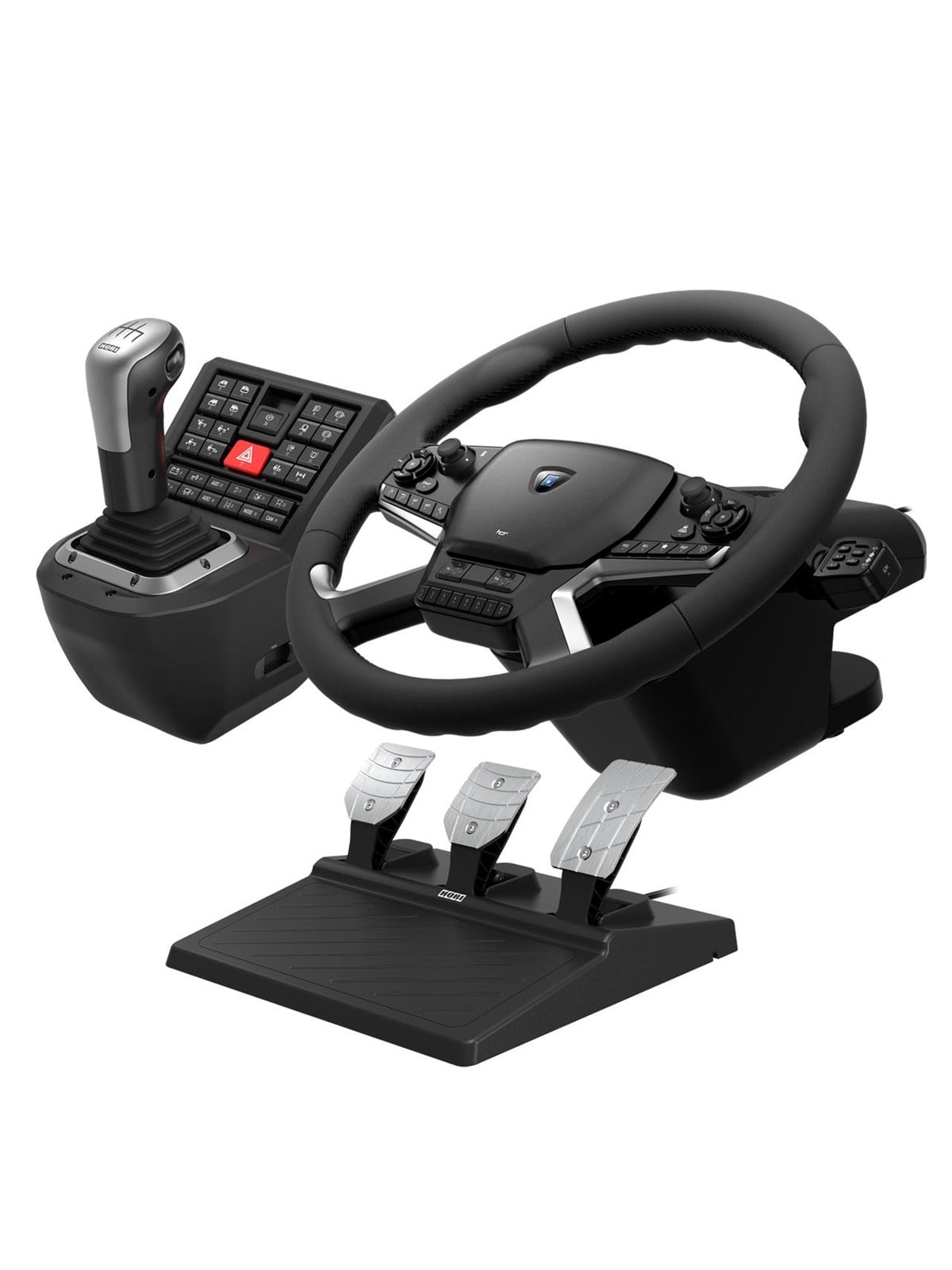 Hori Force Feedback Truck Control System - Wired Wheel, Gamepad And Pedals Set - PC - Gaming Zubehoer - Hpc-044e