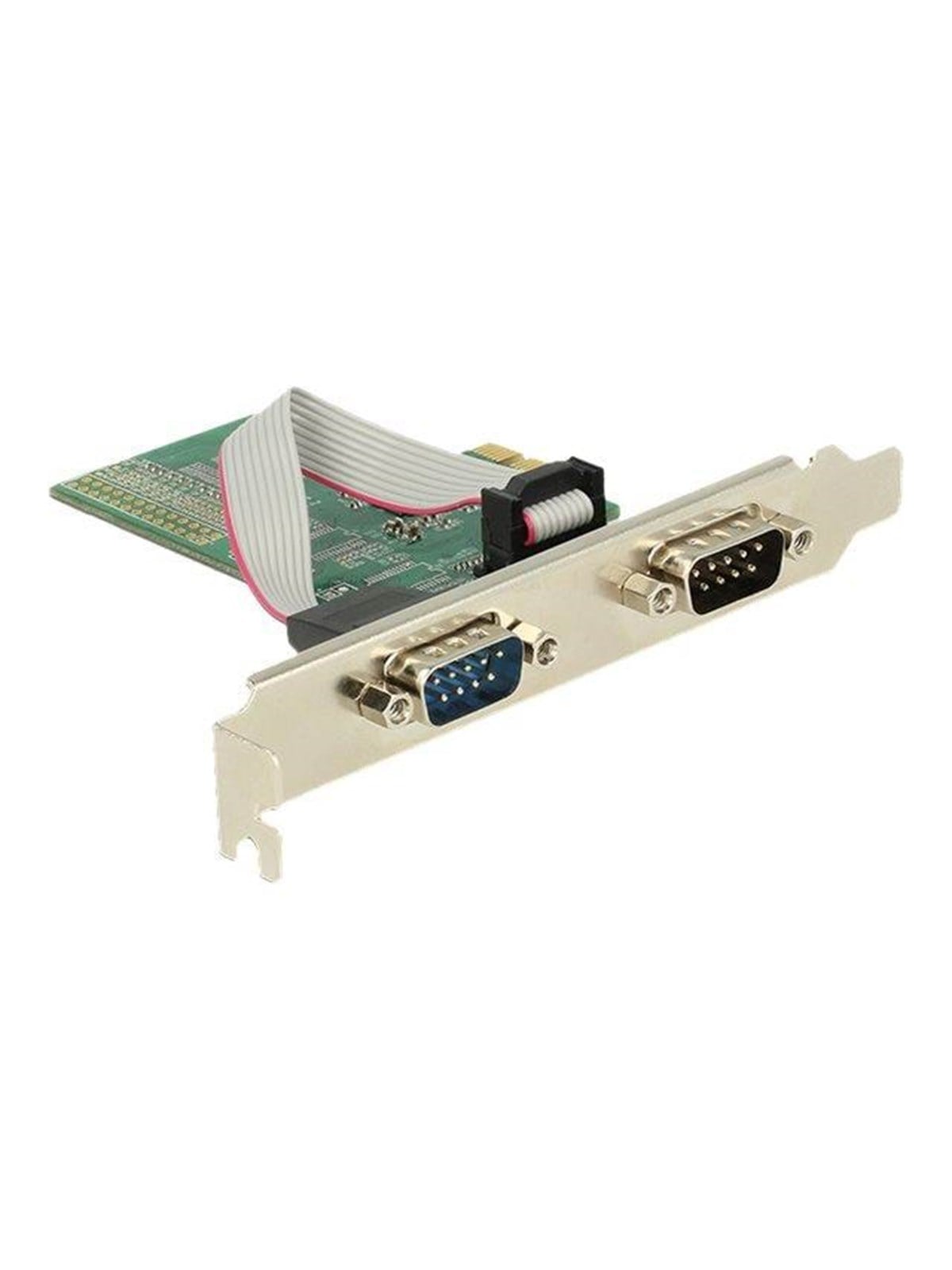 Delock Pci Express Card > 2 x Serial Rs-232 - Netzwerkadapter Netzkarte Druckserver Usw - 89555