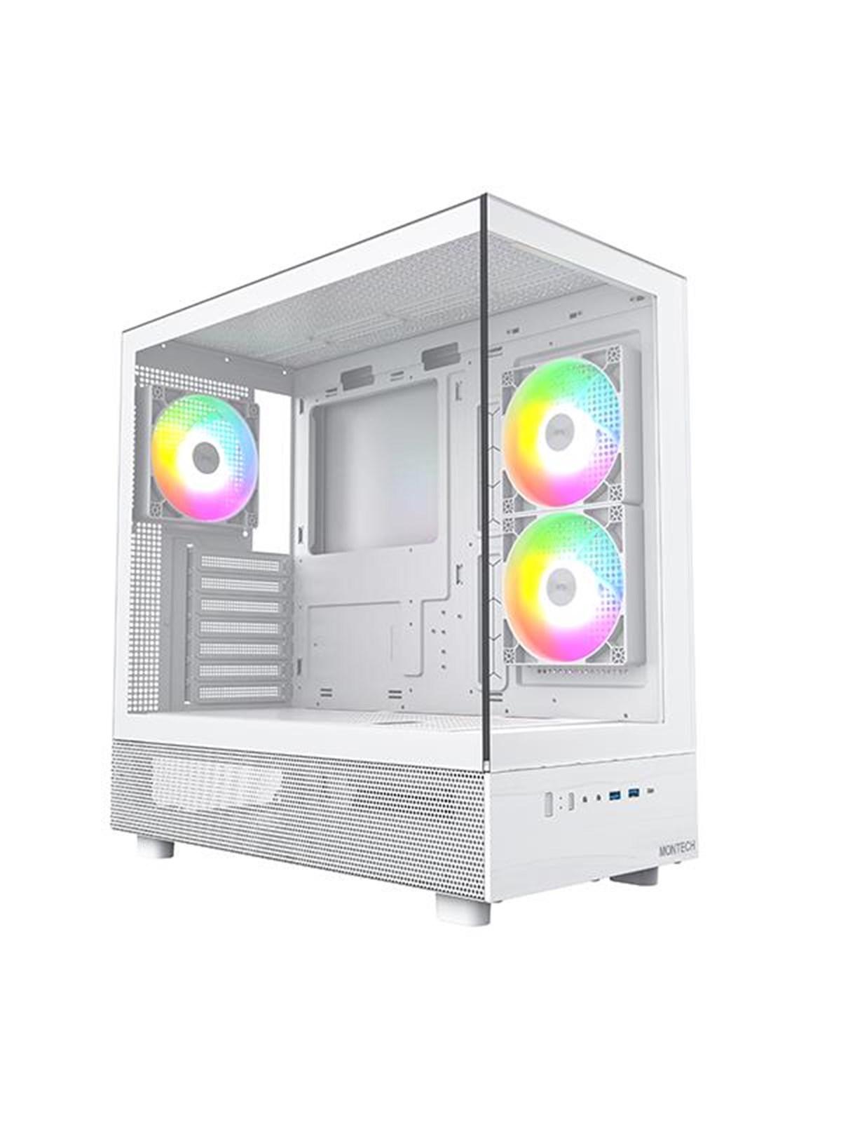 Montech XR TG - Gehäuse - Miditower - Weiß - Gehaeuse - Montech_XR (W)