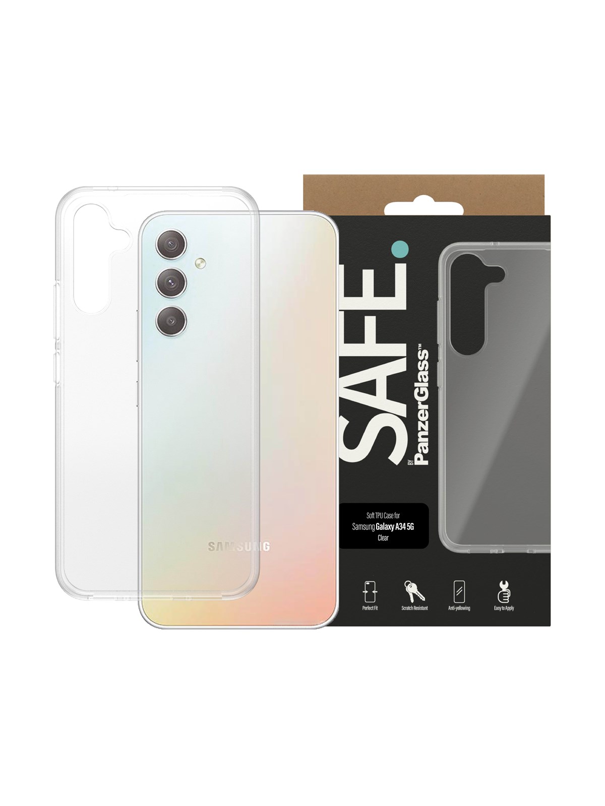 Safe by Panzerglass Case For Samsung Galaxy A34 5G - Handys Cover Cases - Safe95465