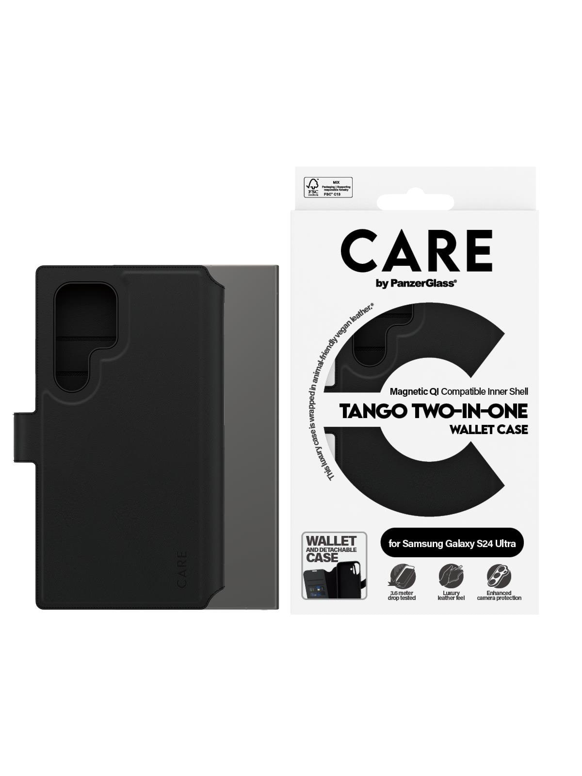 Care by Panzerglass Feature Case Tango Two-in-one Wallet w. QI Compatible Samsung Galaxy S24 Ultra - Handys Cover Cases - Panzer1165