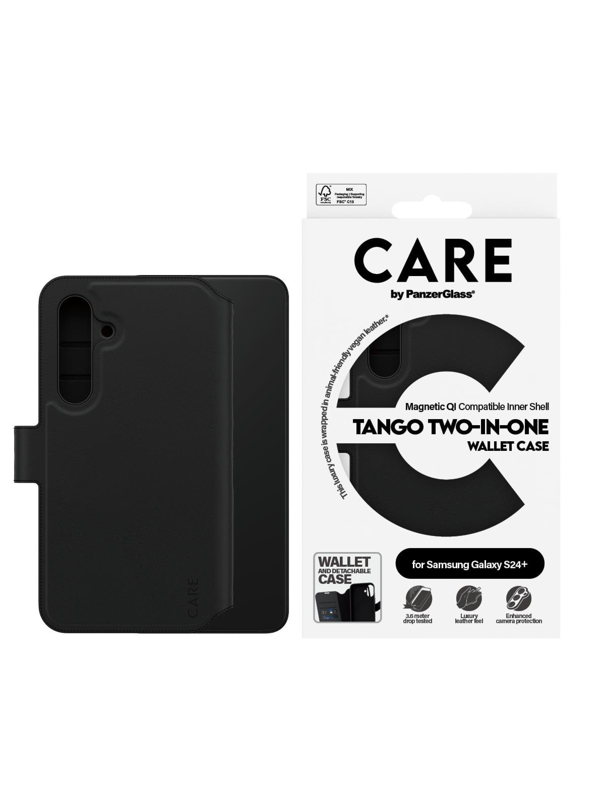 Care by Panzerglass Feature Case Tango Two-in-one Wallet w. QI Compatible Samsung Galaxy S24+ - Handys Cover Cases - Panzer1164