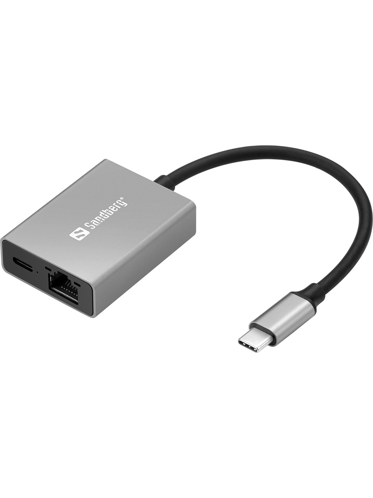 Sandberg Usb-c Gigabit Network Adapter (With PD) - Netzwerkadapter Netzkarte Druckserver Usw - 136-60