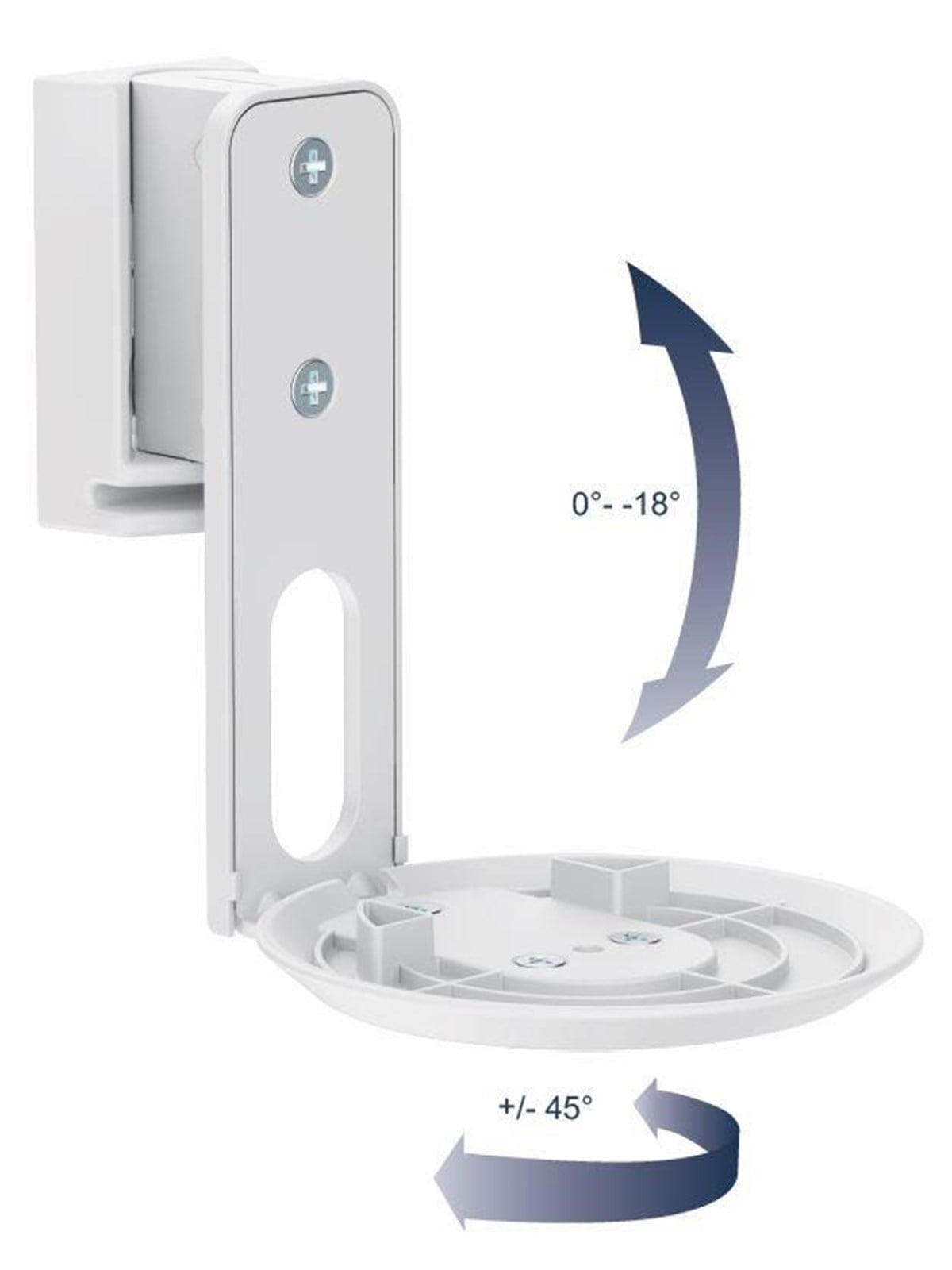 Sinox Era 100 Sonos Speaker Mount - White - TV AV Moebel Wandbeschlaege - Sob0024