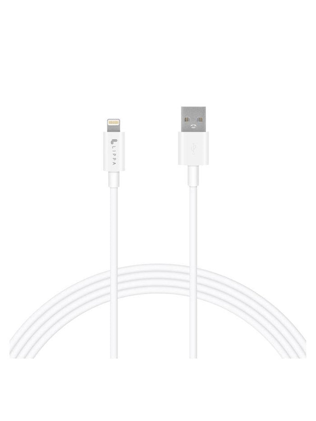 Lippa Usb-a to Lightning Cable 1 m For Apple Iphone White - Usb Kabel - Lpc-b-al1w