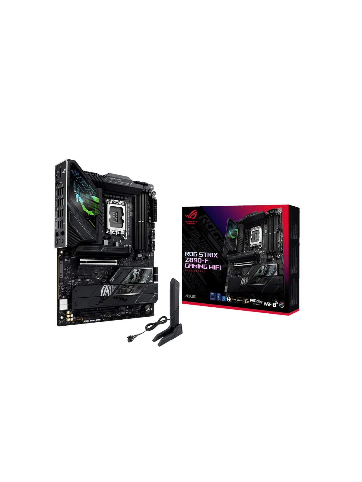 Asus Rog Strix Z890-f Gaming Wifi Mainboard - Intel Z890 - Intel Lga1851 Socket - Ddr5 Ram - Atx - 90mb1i40-m0eay0