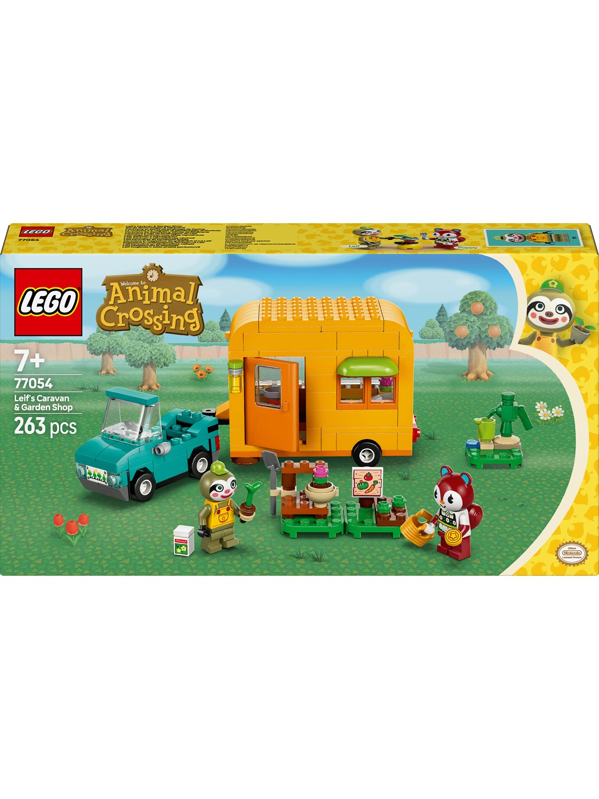 Lego Animal Crossing 77054 Gerds Wohnwagen & Gärtnerei