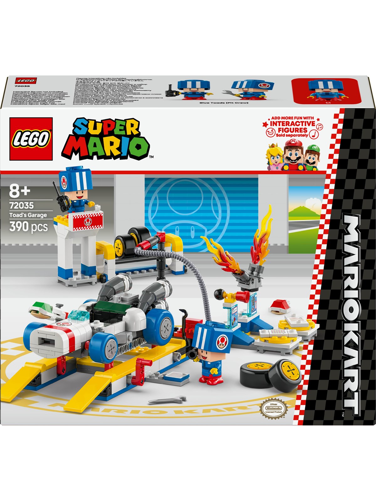 Lego Super Mario 72035 Mario Kart - Toads Werkstatt