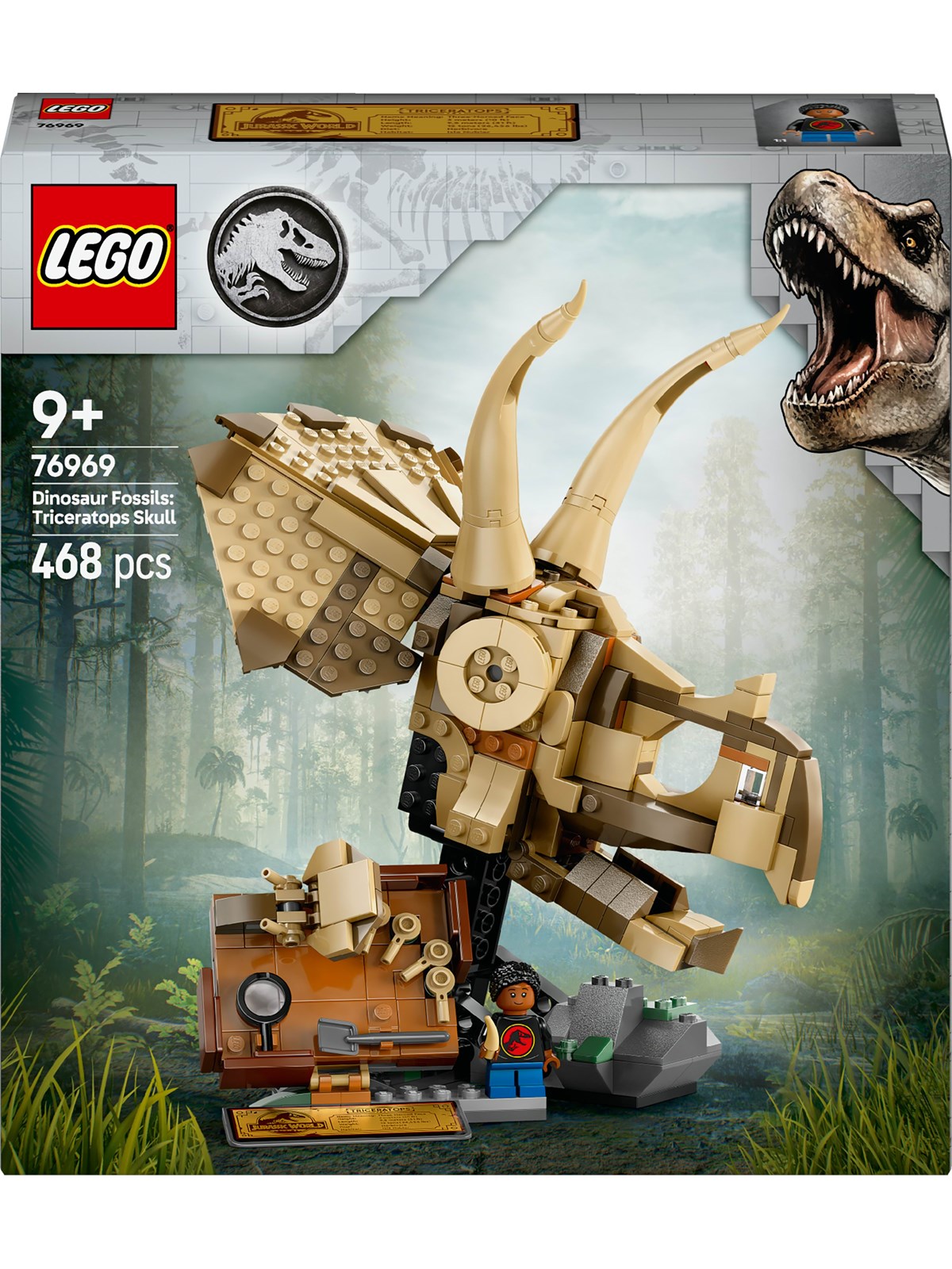 Lego Jurassic World 76969 Dinosaurier-fossilien: Triceratops-schädel