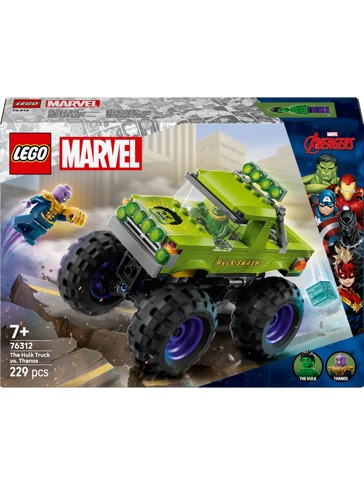 Lego Super Heroes Marvel 76312 Hulk-truck vs. Thanos