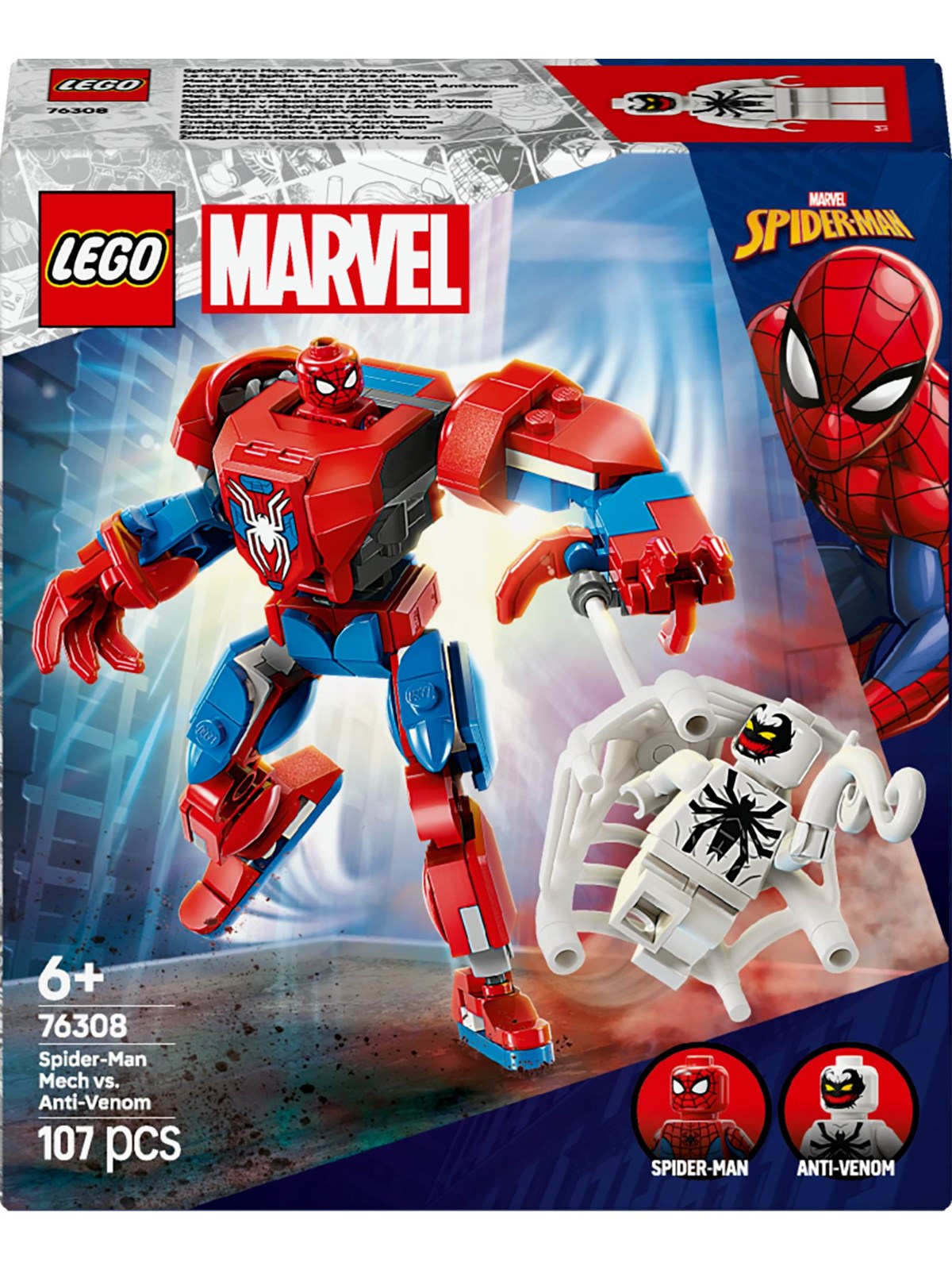 Lego Super Heroes Marvel 76308 Spider-man Mech vs. Anti-venom