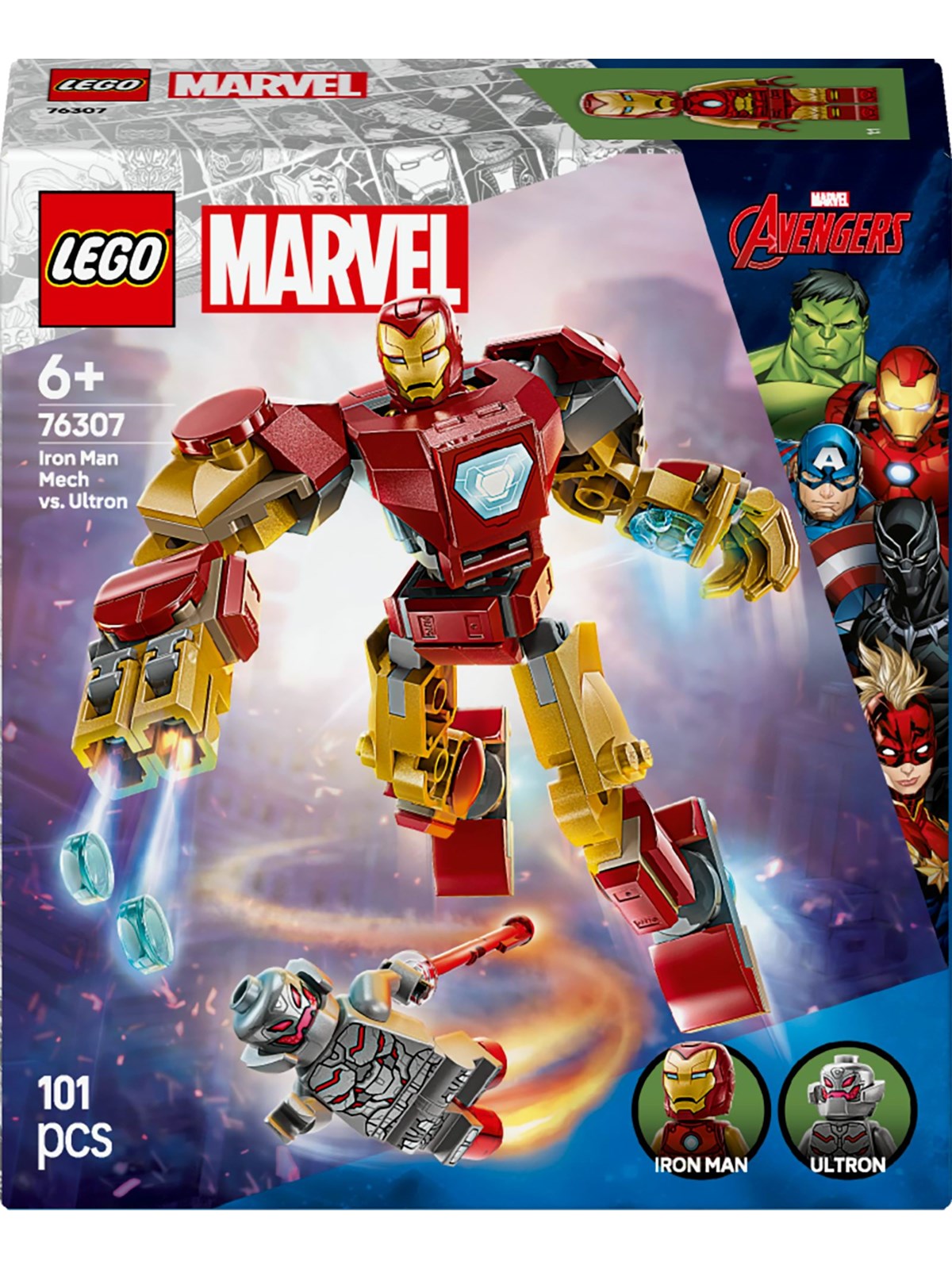 Lego Super Heroes Marvel 76307 Iron Man Mech vs. Ultron