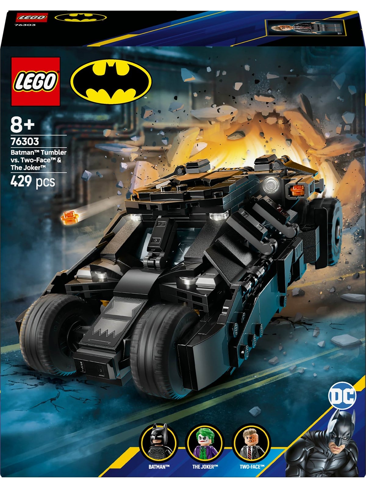 Lego Super Heroes 76303 Batman Tumbler vs. Two-face & The Joker
