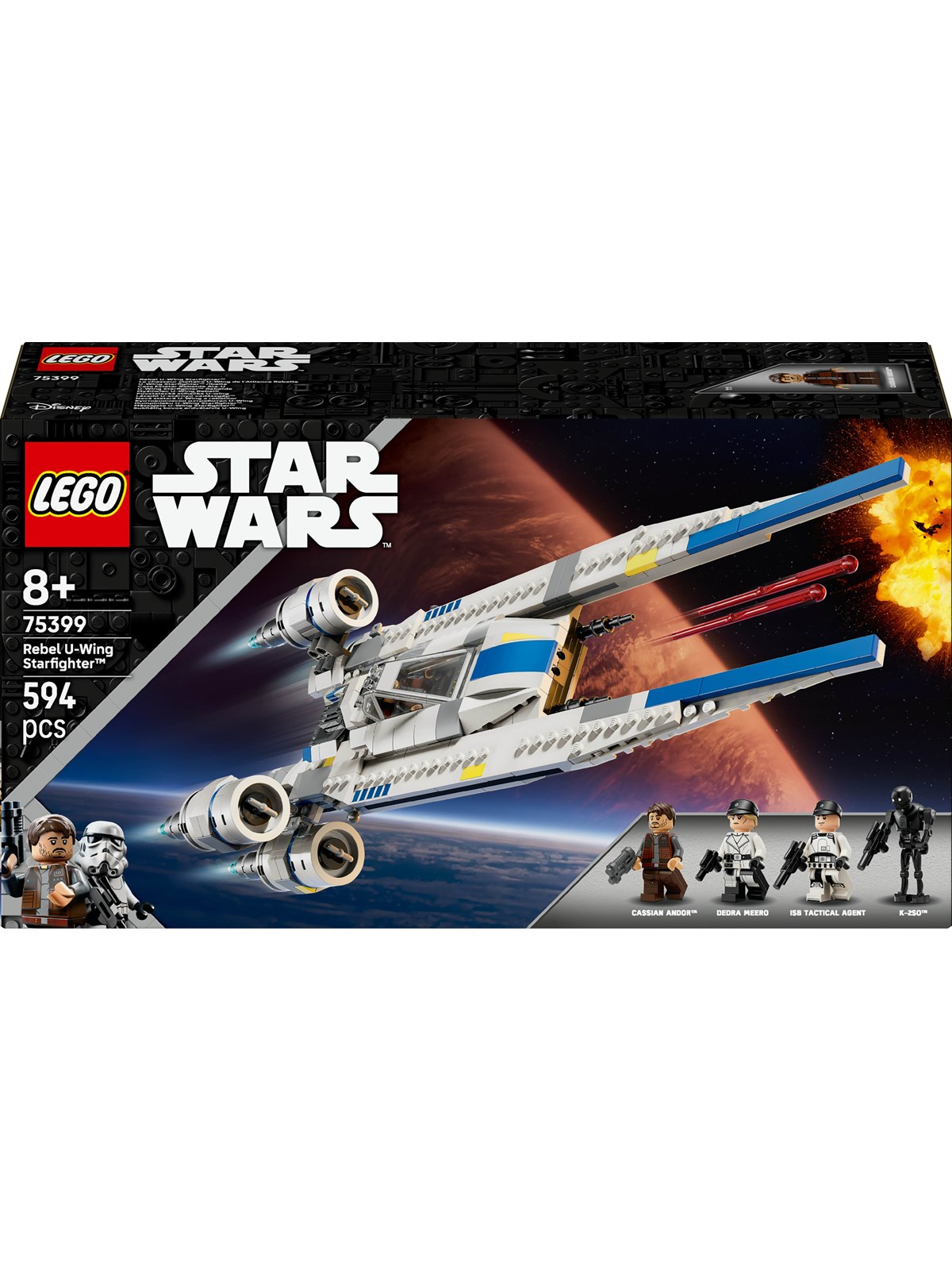 Lego Star Wars 75399 Rebel U-wing Starfighter