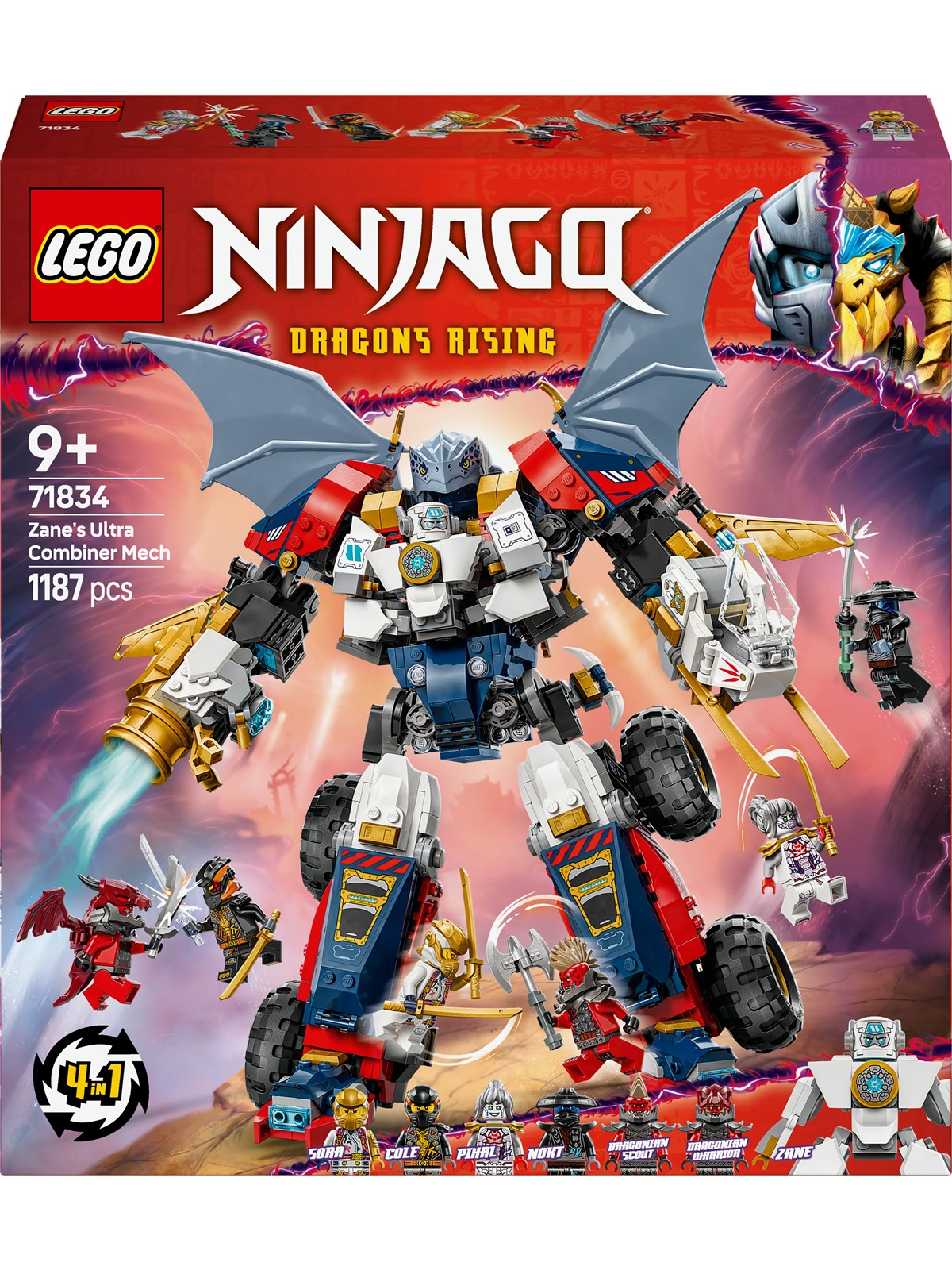 Lego Ninjago 71834 Zanes Ultra-kombi-mech