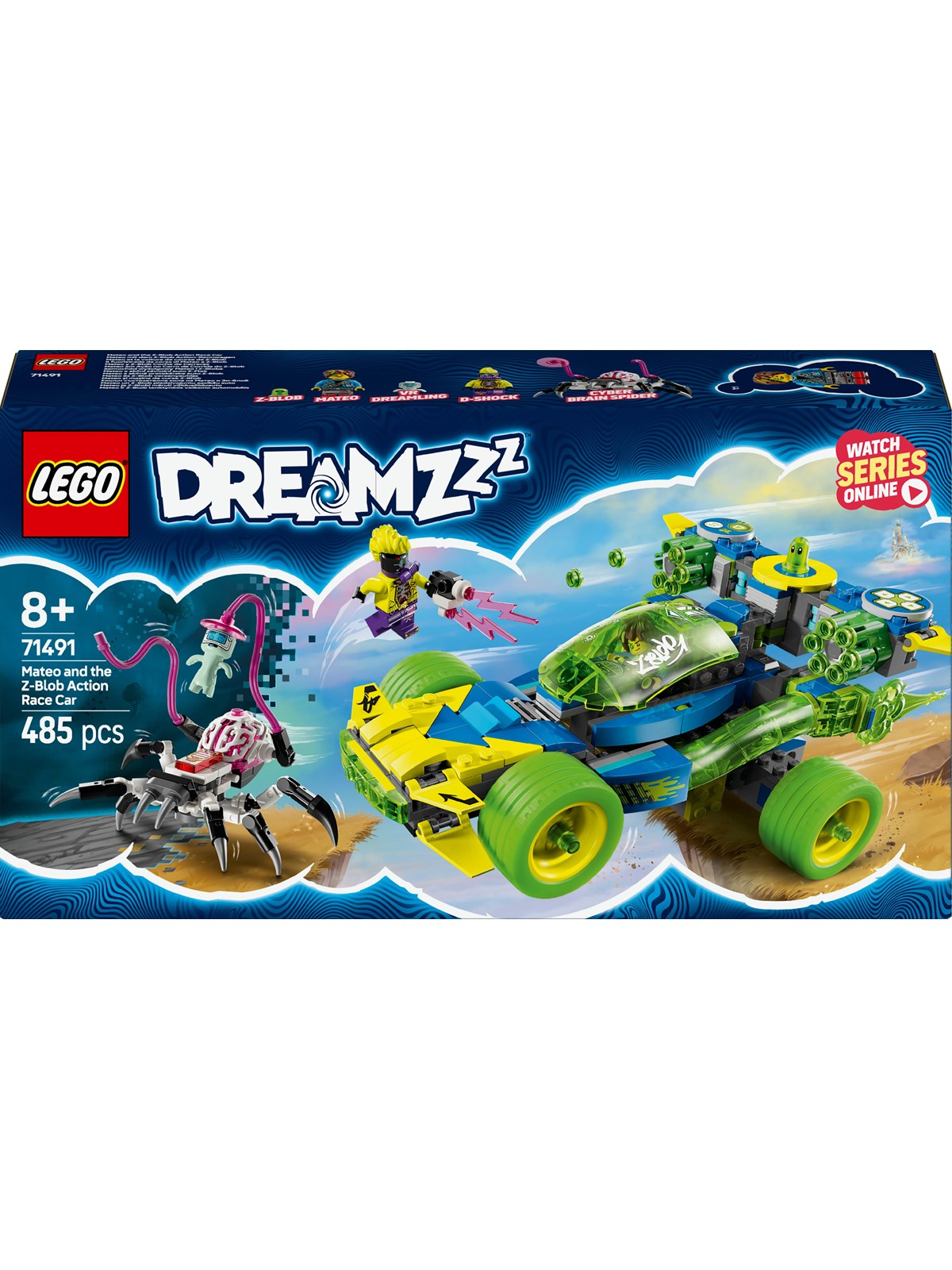 Lego Dreamzzz 71491 Mateo Mit Dem Z-blob Action-rennwagen