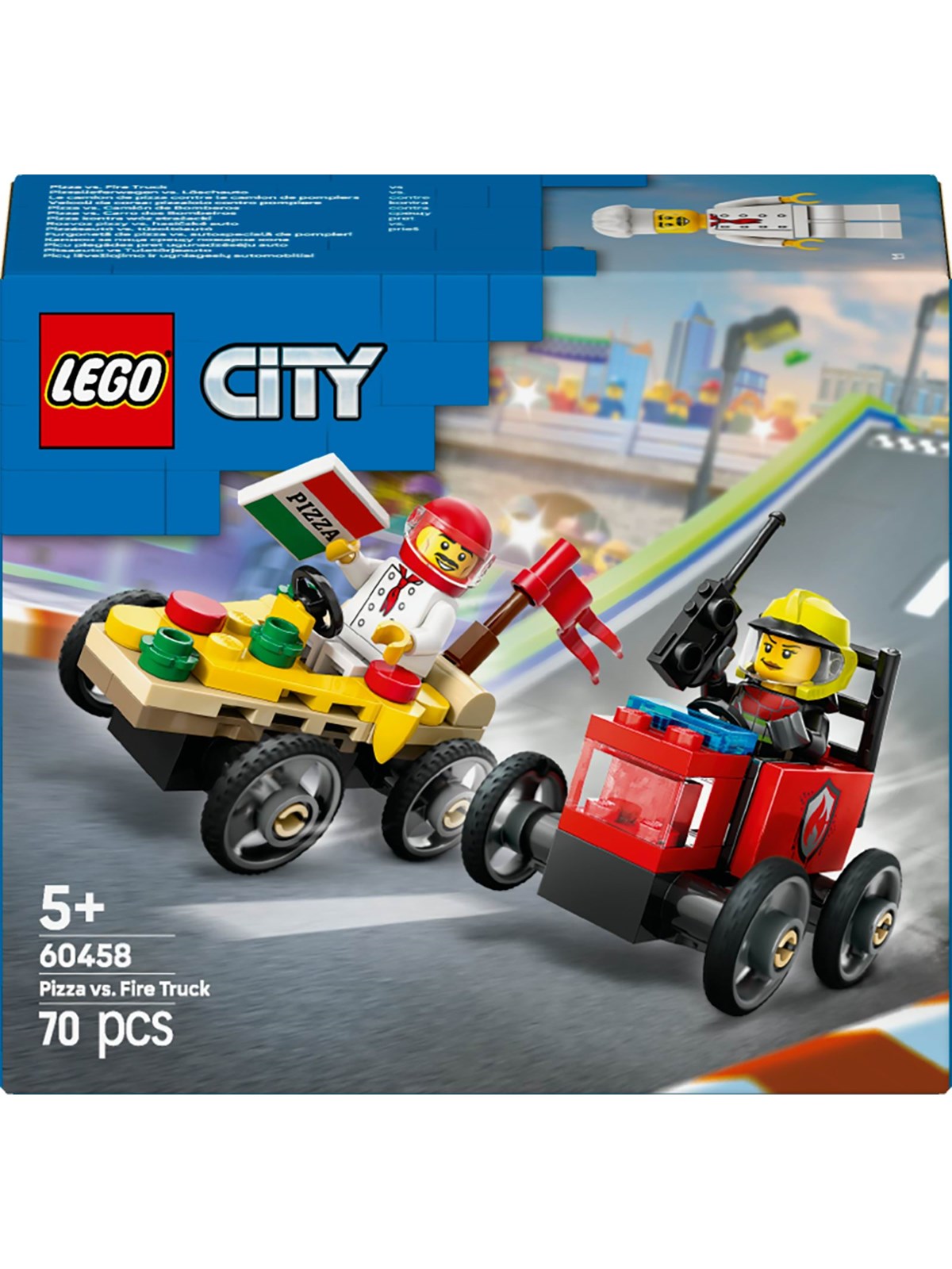 Lego City 60458 Pizzalieferwagen vs. Löschauto