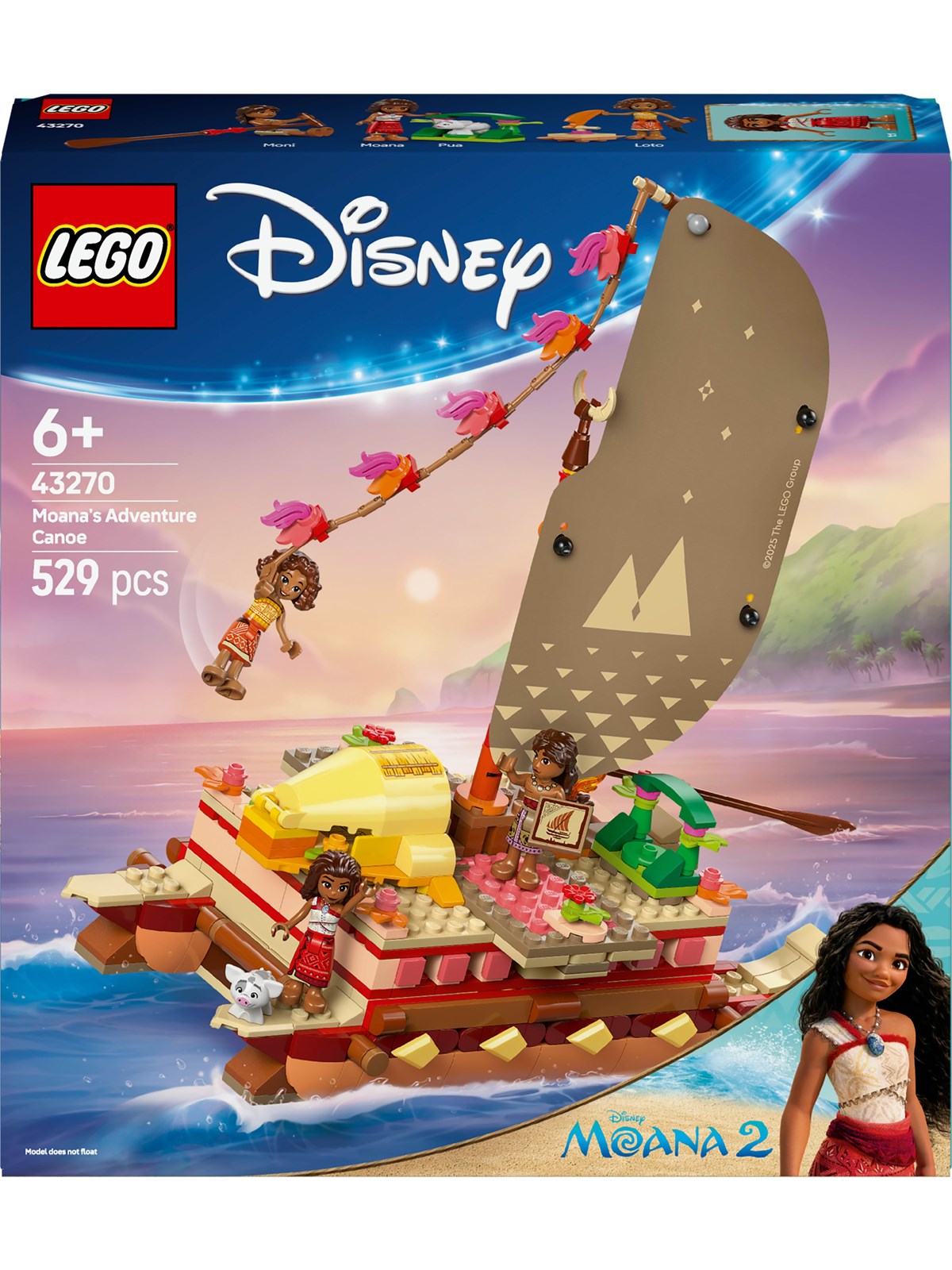 Lego Disney 43270 Vaianas Abenteuerfloß