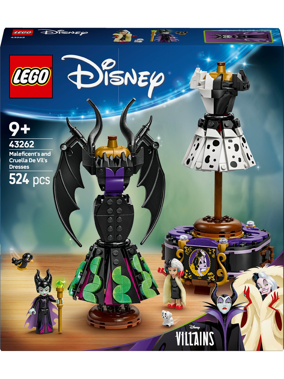 Lego Disney 43262 Die Kleider Von Malefiz Und Cruella De Vil