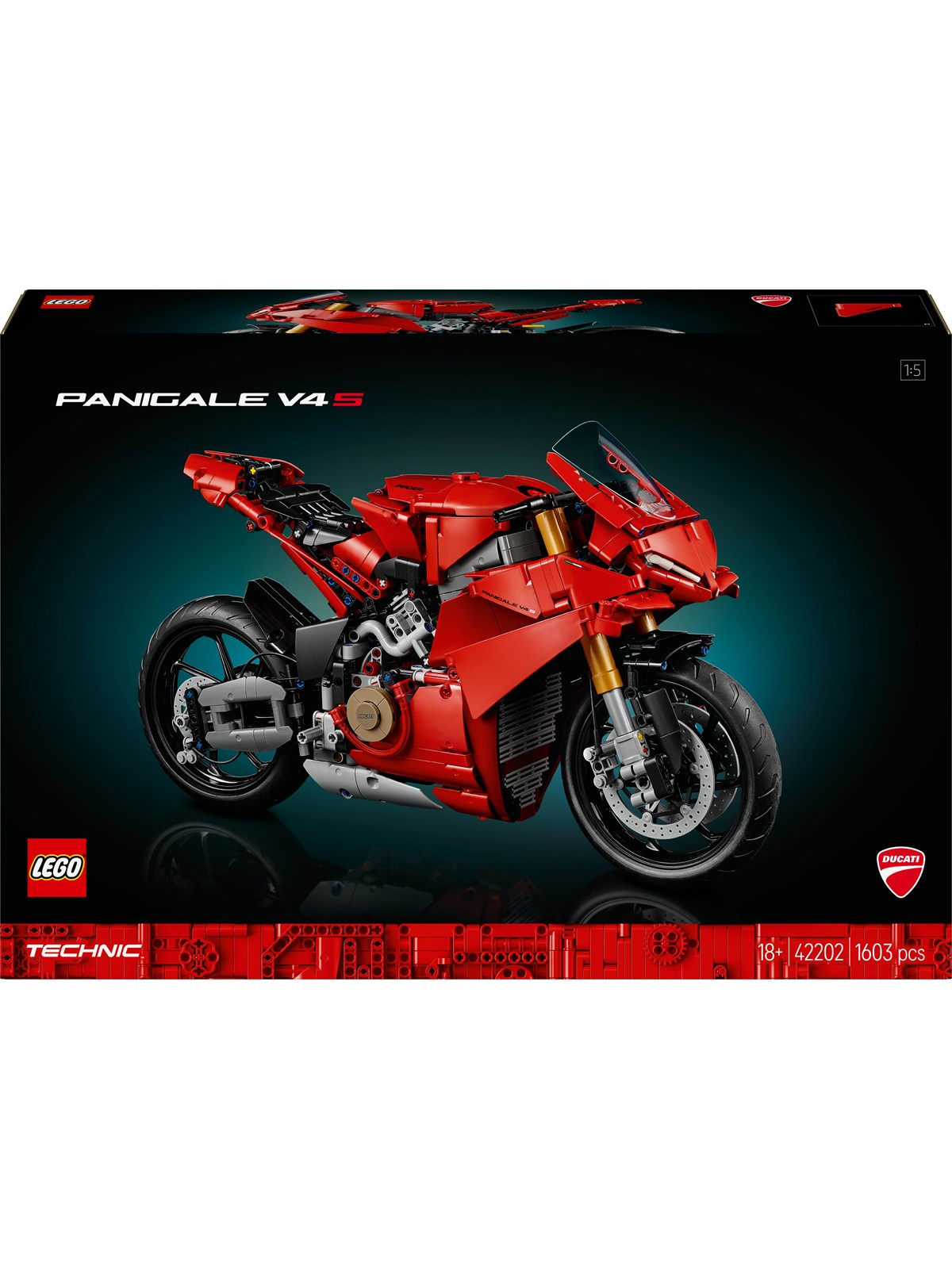 Lego Technic 42202 Ducati Panigale V4 S Motorrad