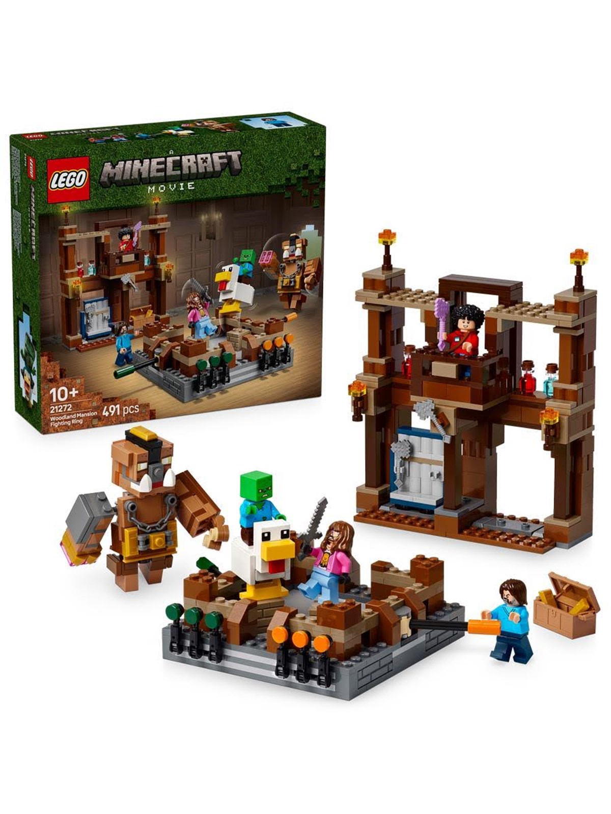 LEGO Minecraft 21272 Waldanwesen mit Boxring