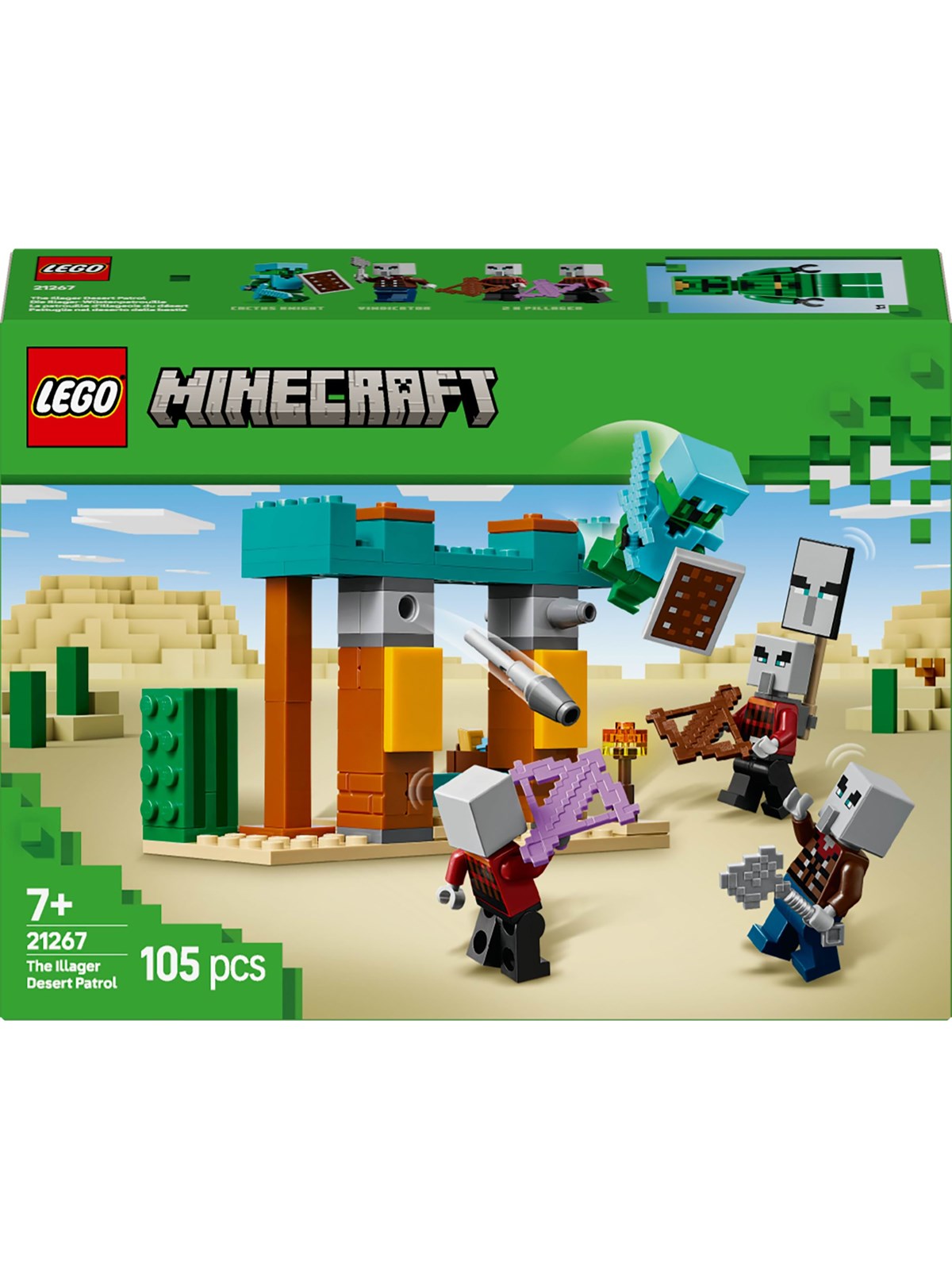 Lego Minecraft 21267 Die Illager-wüstenpatrouille