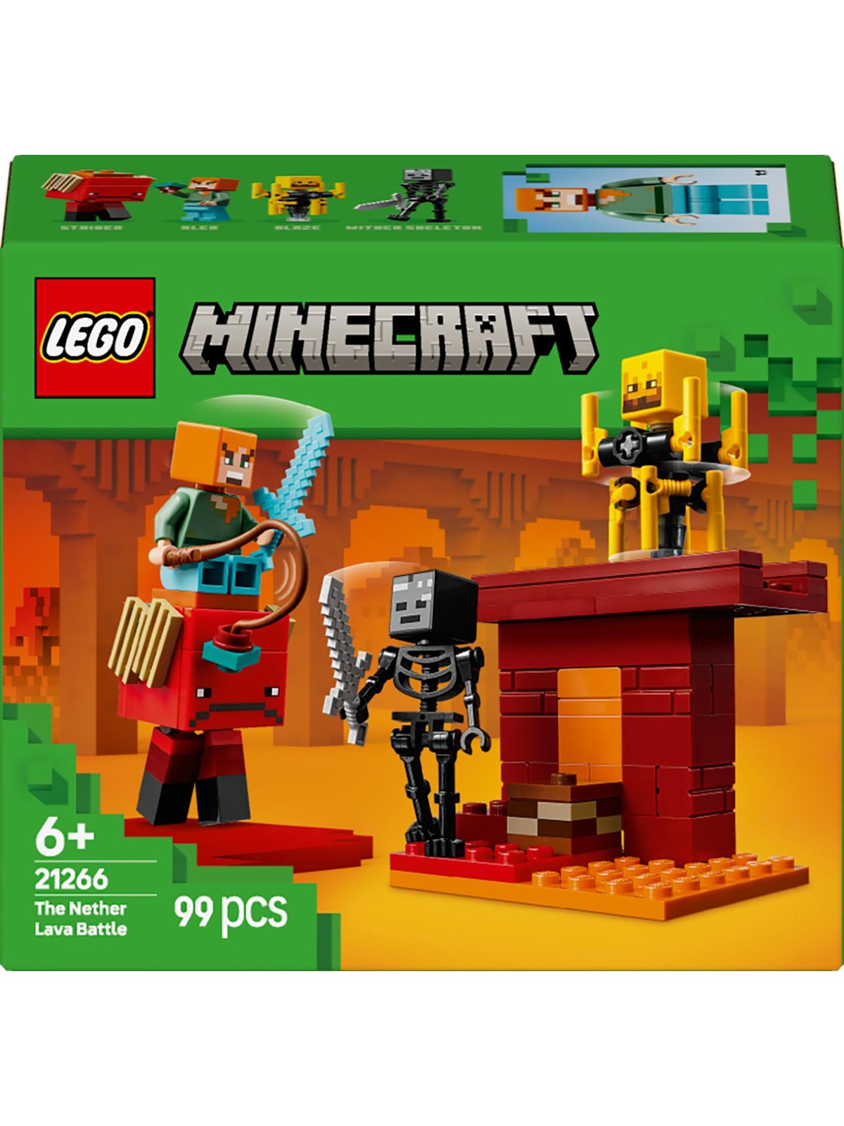 Lego Minecraft 21266 Das Lava-duell im Nether