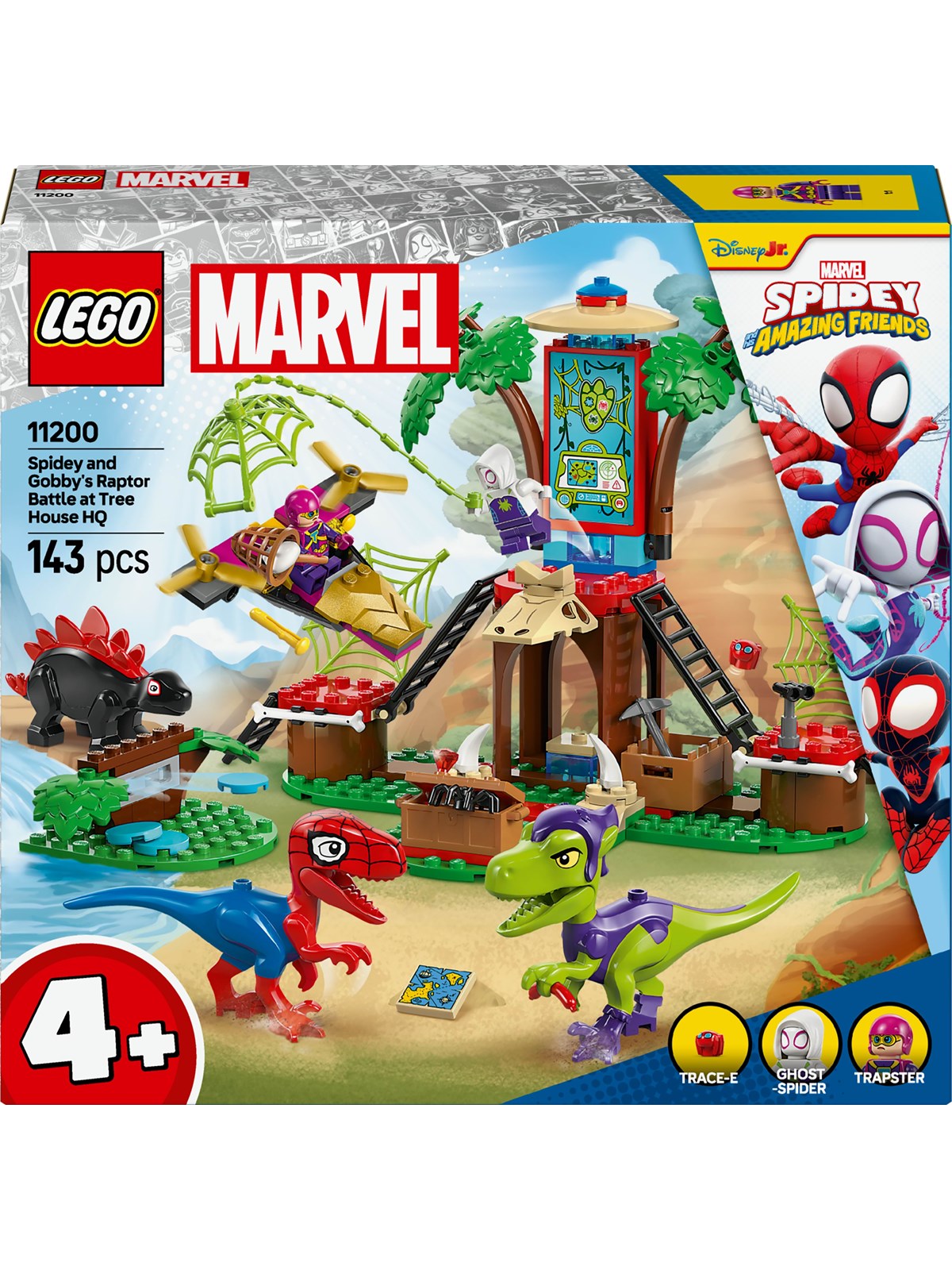 Lego Super Heroes Marvel 11200 Showdown am Baumhaus: Spidey-rex vs. Gobby-raptor