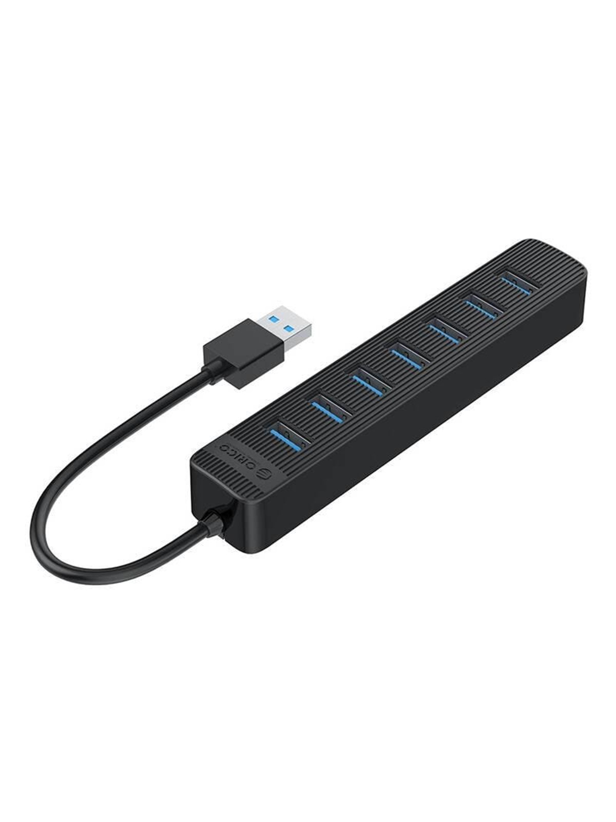 Orico Twu3 Usb to 7x Usb 3.0 Hub Adapter (Black) Usb-hubs - Usb 3.0 - 7 - Schwarz - Usb Hubs - Twu3-7a-bk-ep-ip