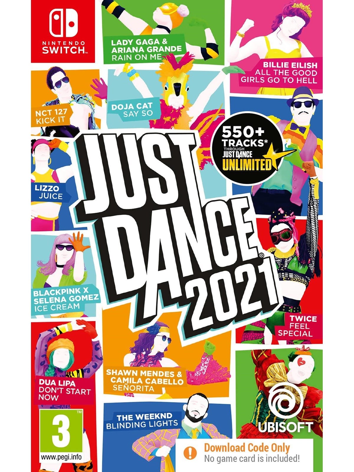 Just Dance 2021 (Code in a Box) - Nintendo Switch - Musik - Pegi 3 - Spiele - 3307216221081